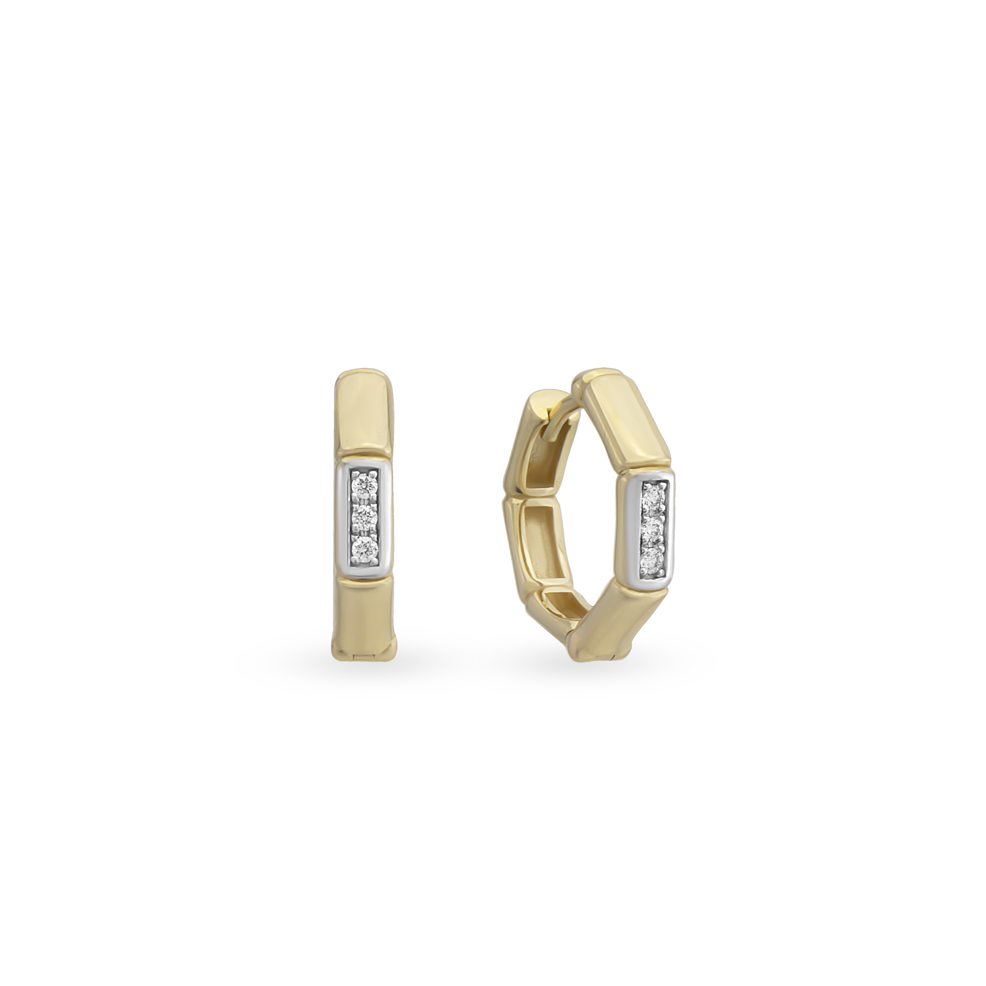 Bamboo Petit Accent Earrings