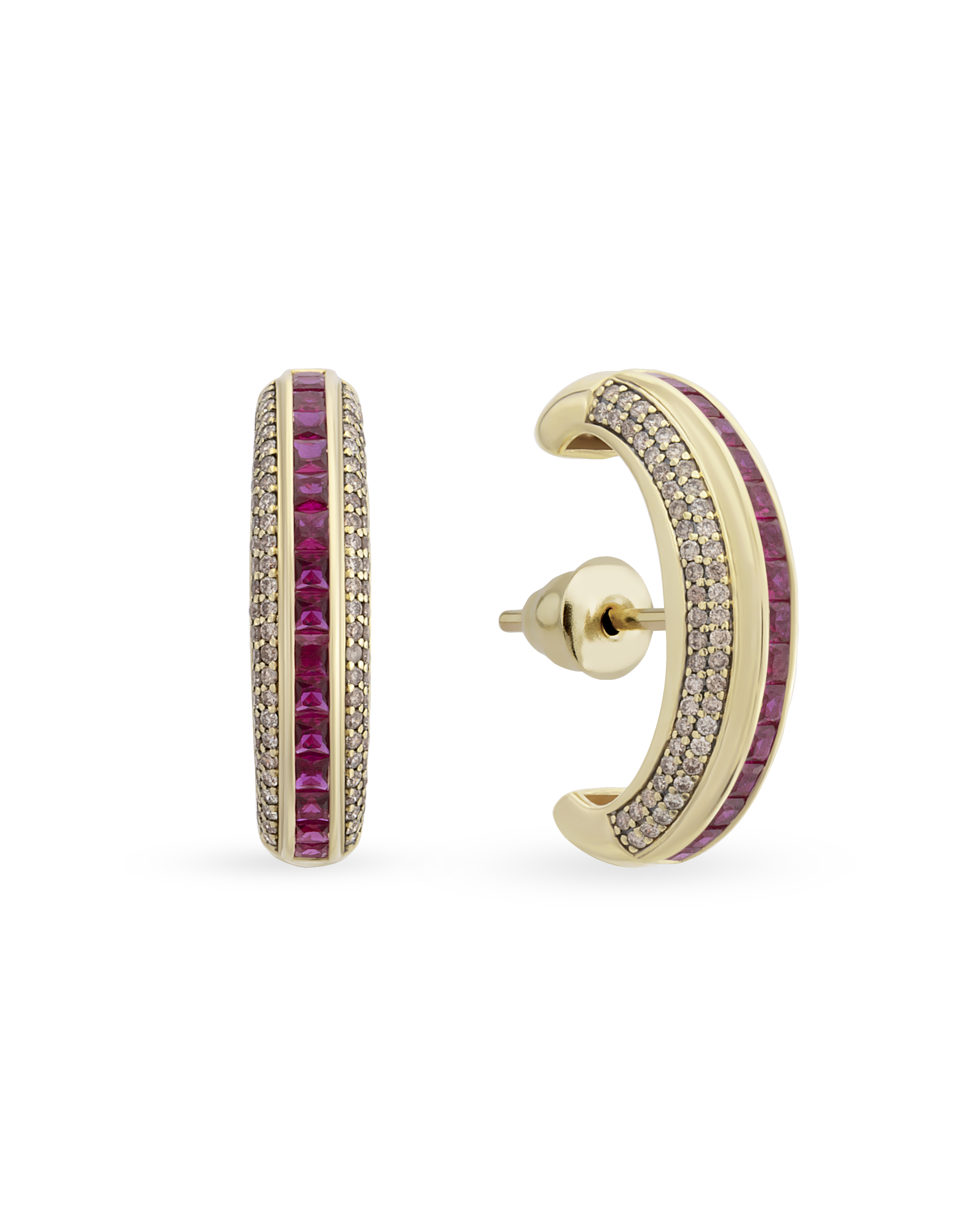 Stella Cognac Single Earring