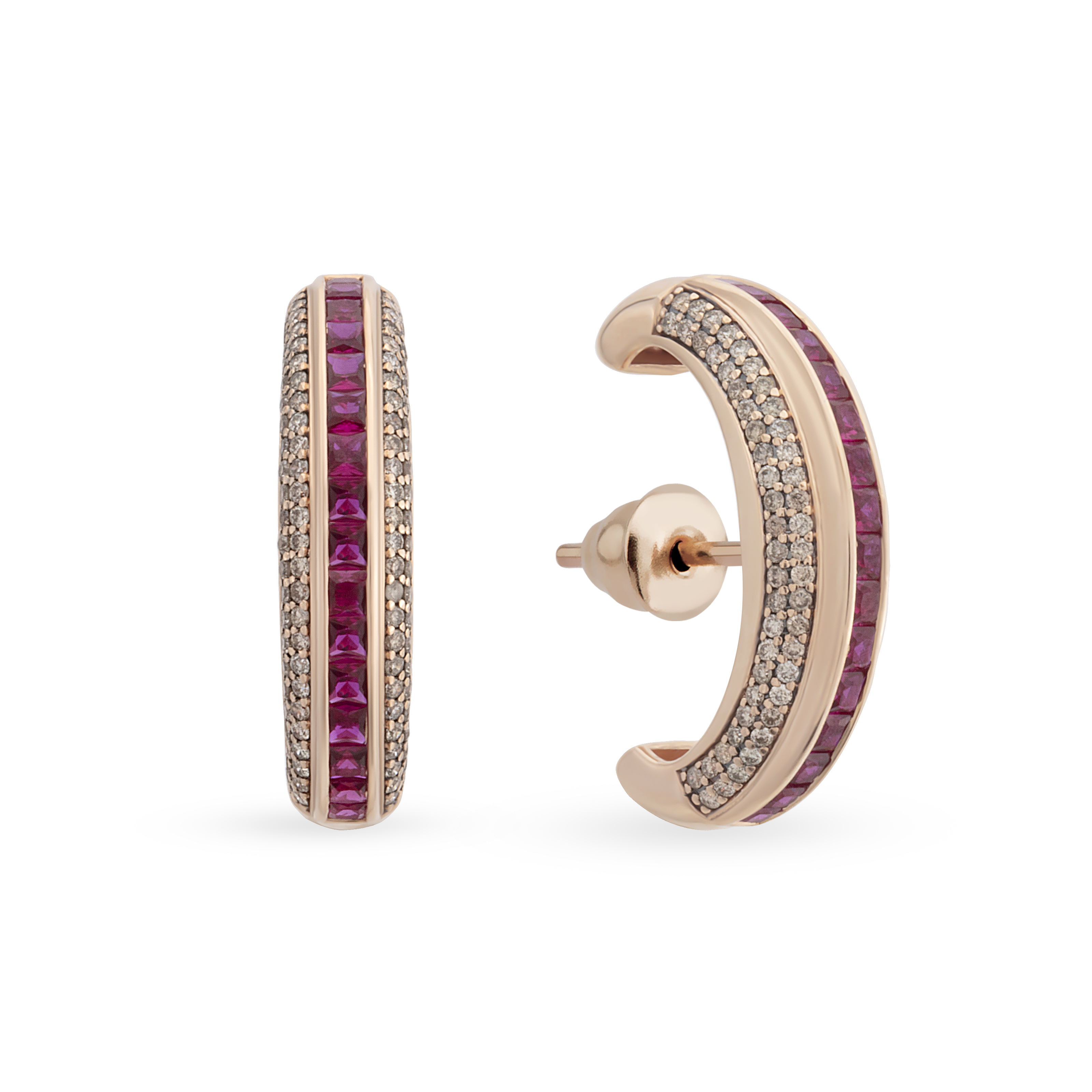 Stella Cognac Single Earring