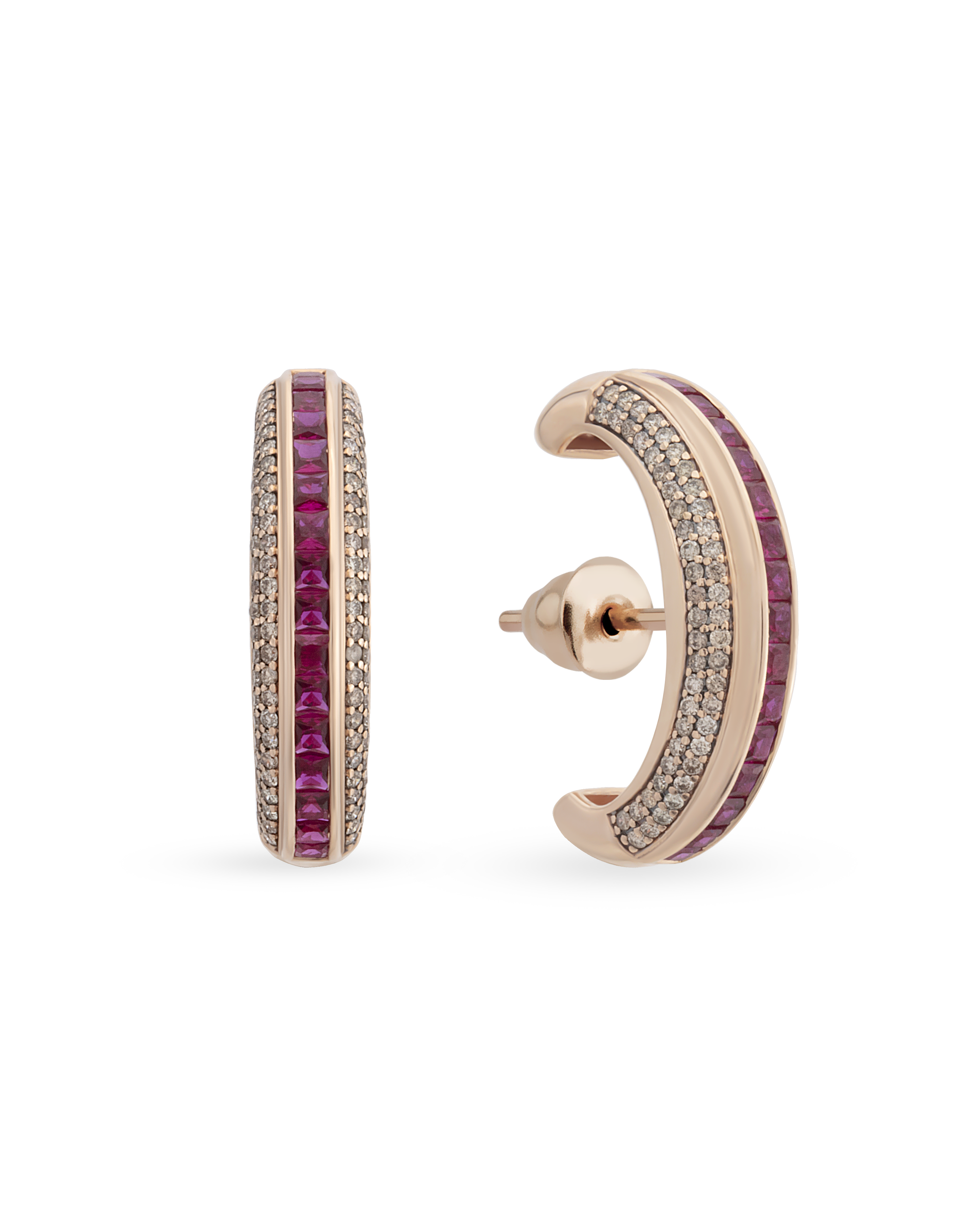 Stella Cognac Single Earring