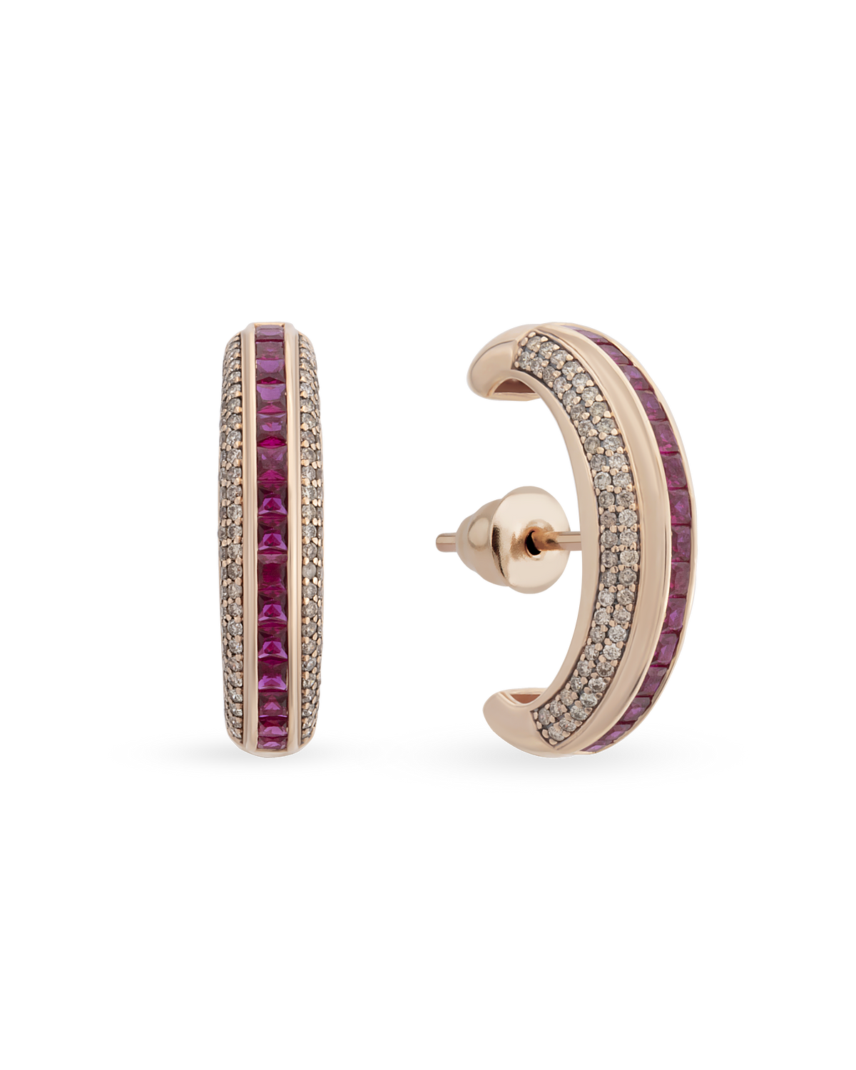 Stella Cognac Single Earring