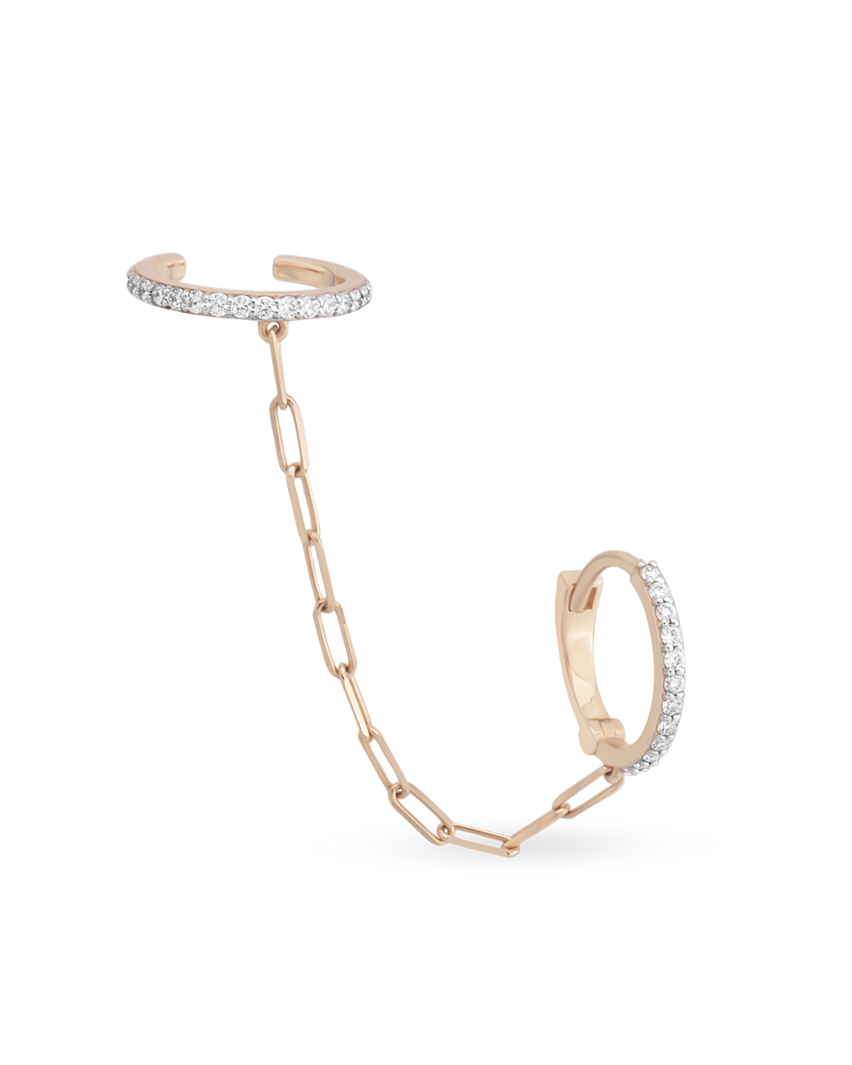 Finesse Single Chain Earring