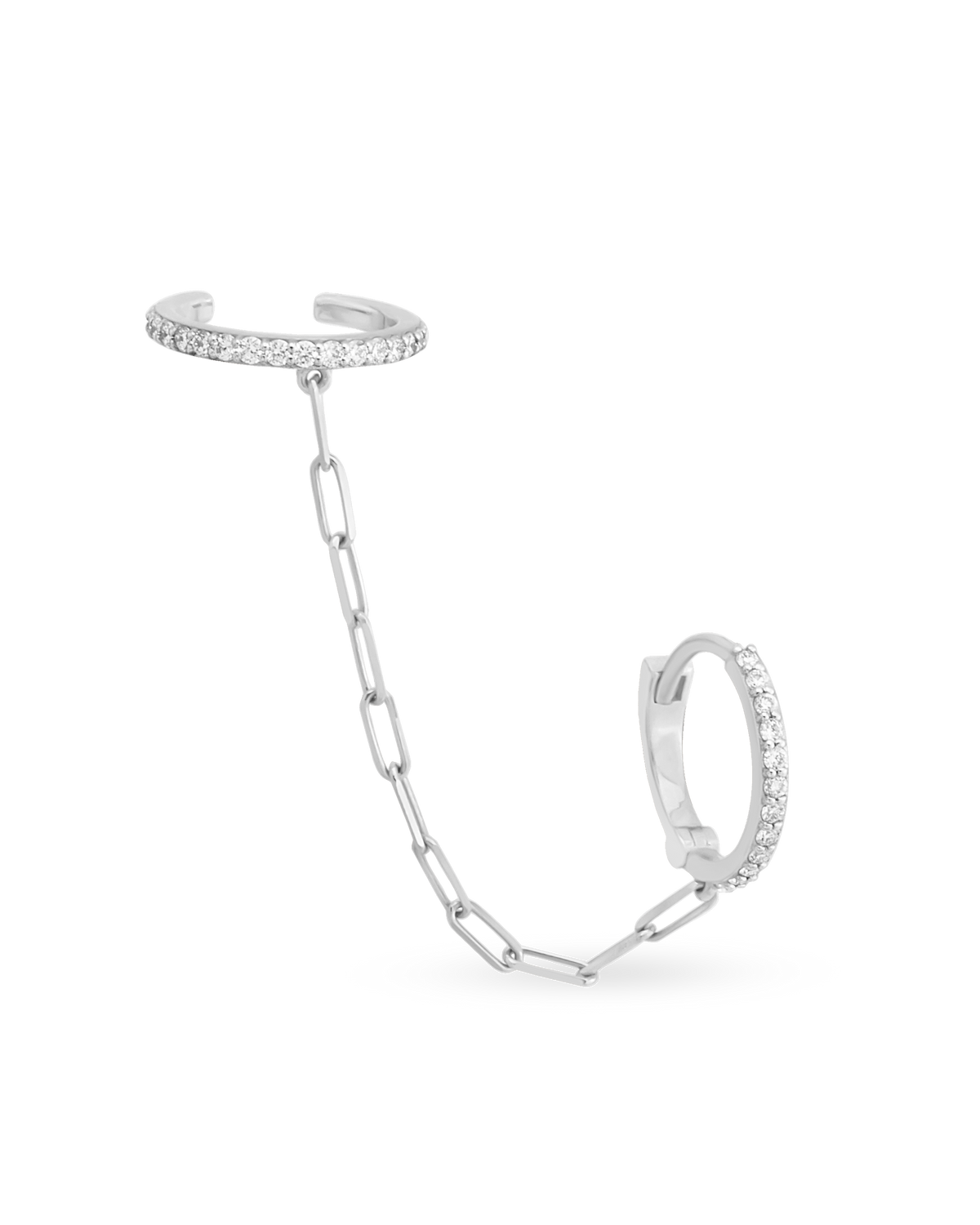 Finesse Single Chain Earring
