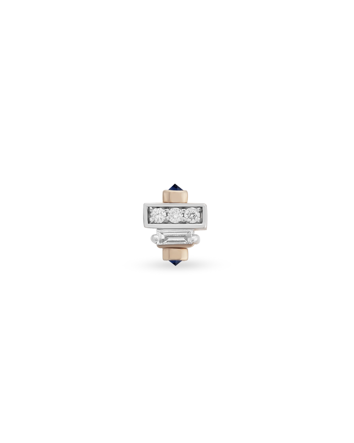 Minion Baguette Single Earring