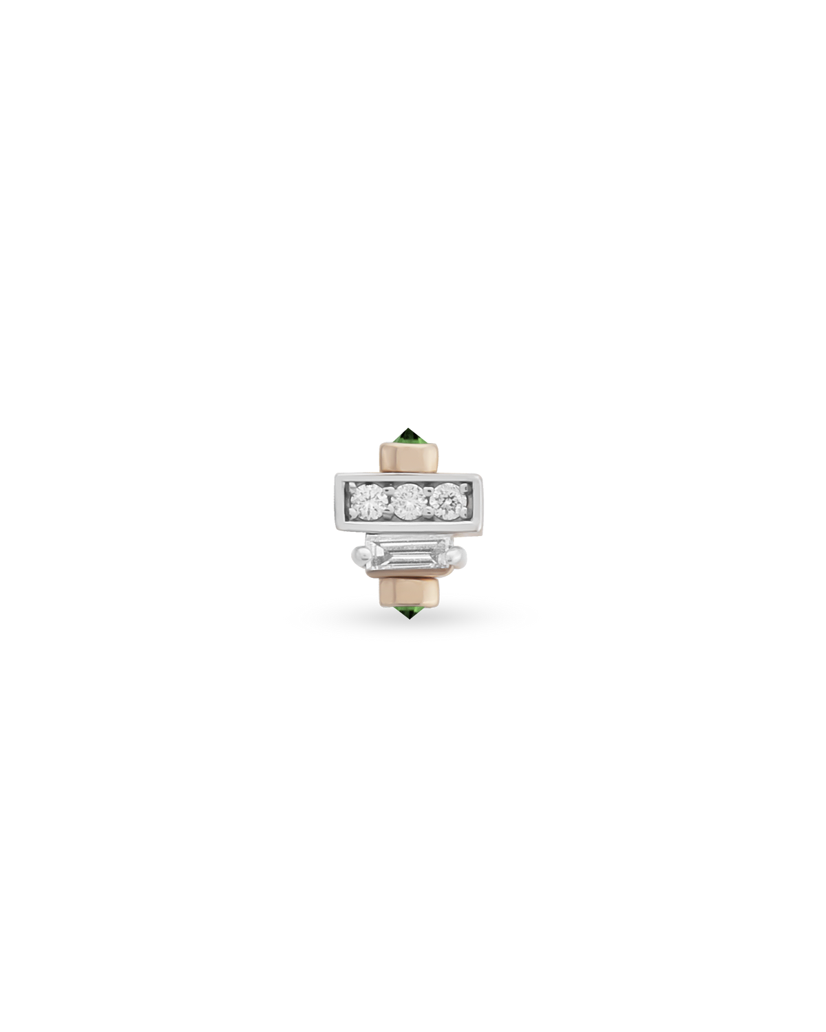 Minion Baguette Single Earring