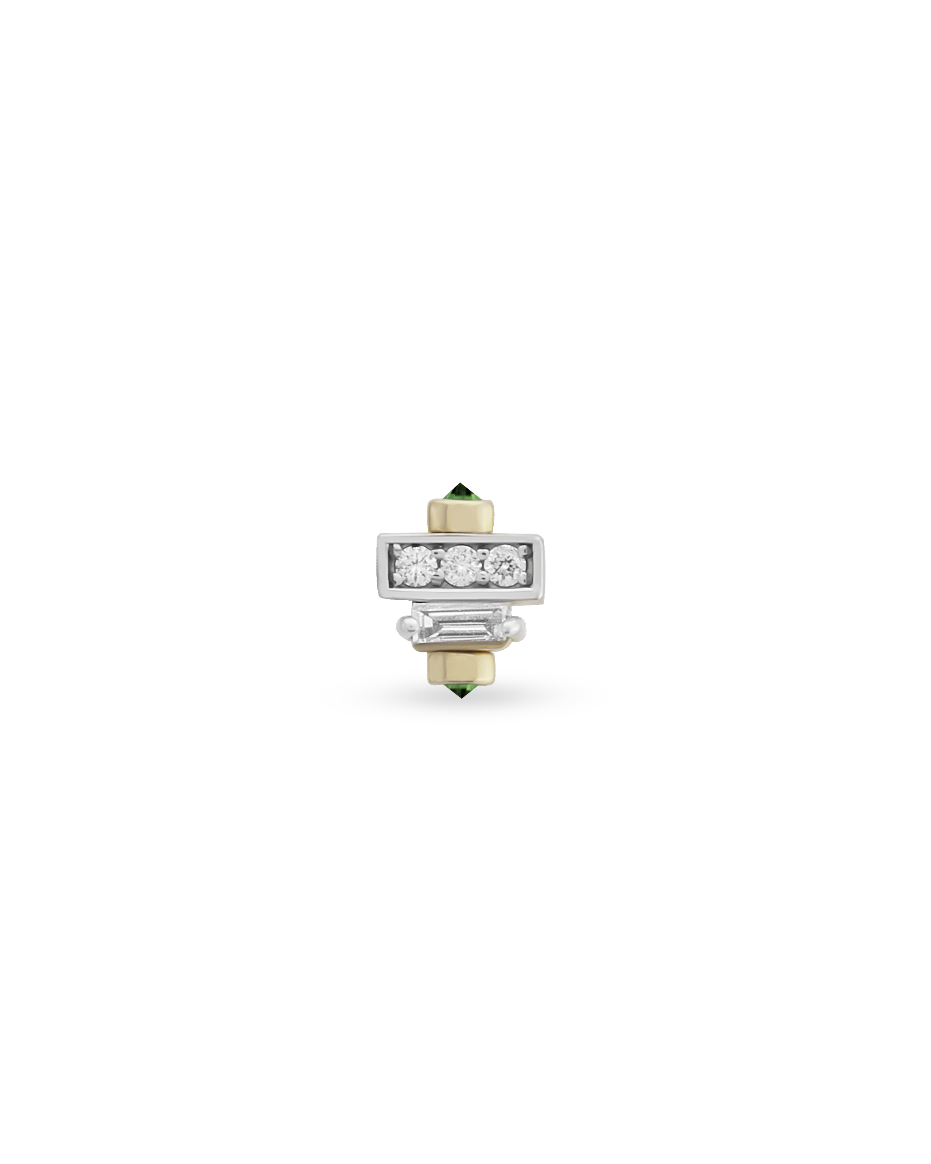 Minion Baguette Single Earring