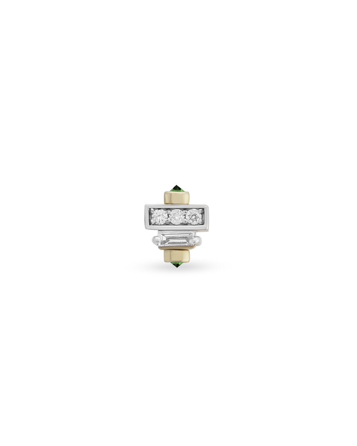Minion Baguette Single Earring