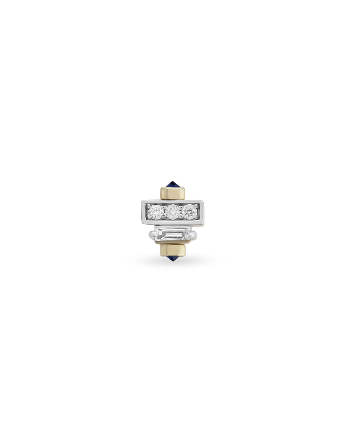 Minion Baguette Single Earring