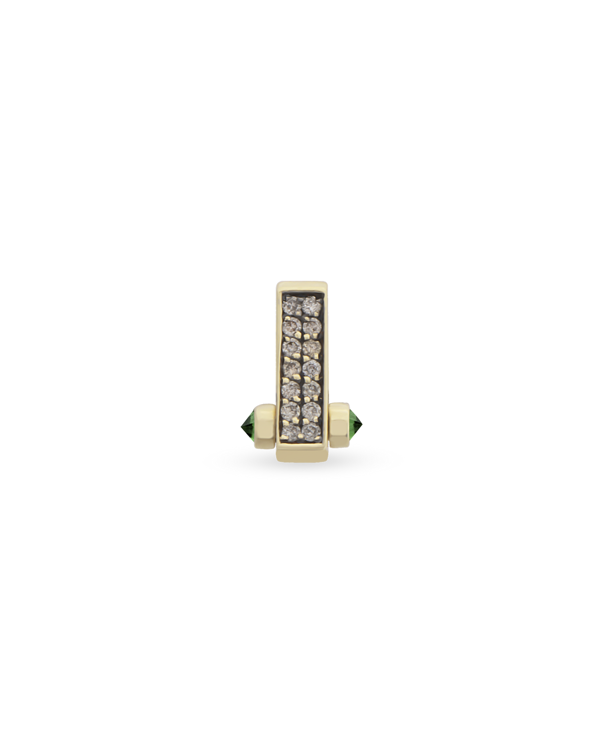 Bar Cognac Single Earring