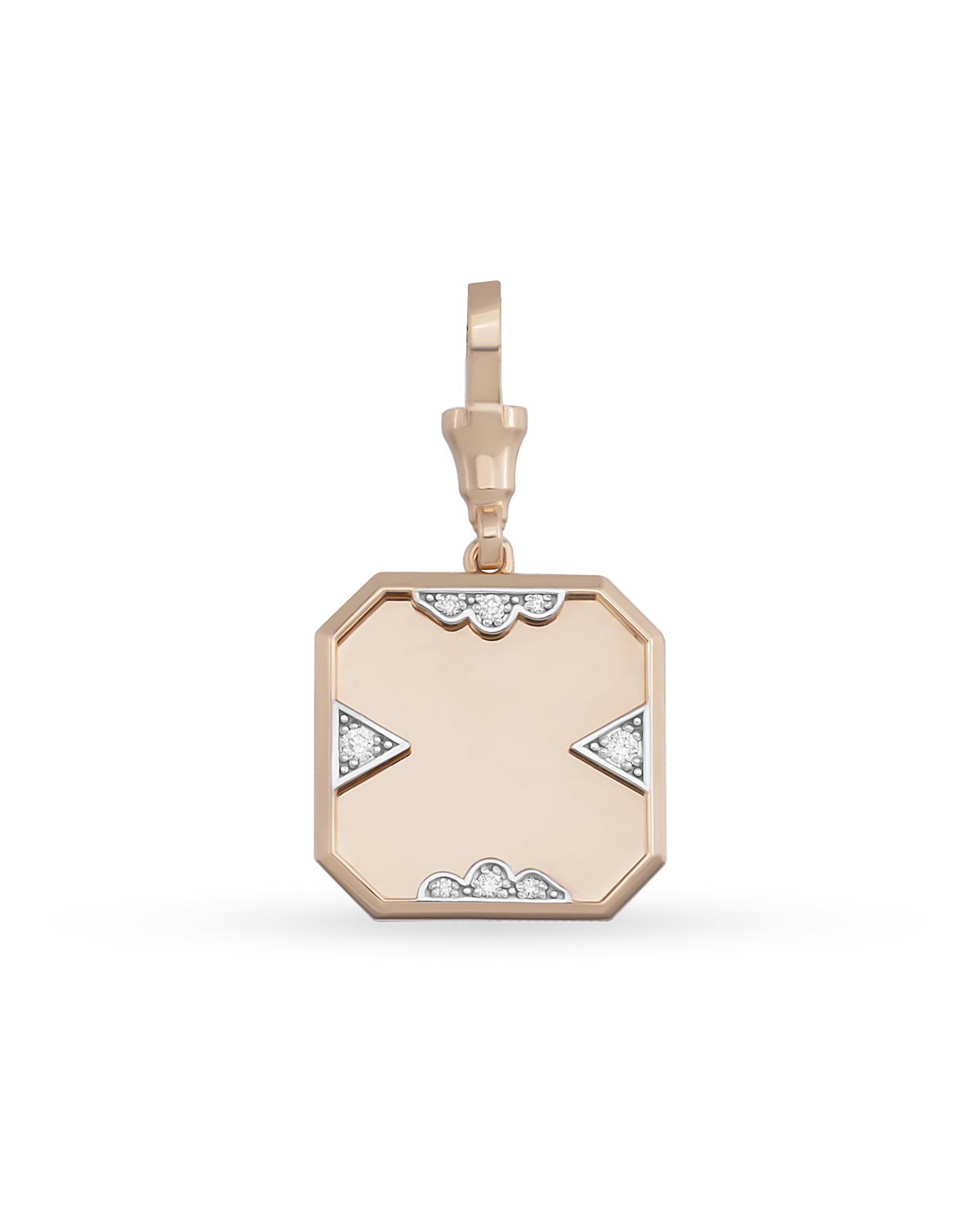 Instant Memories Tetra Photo Engraved Pendant
