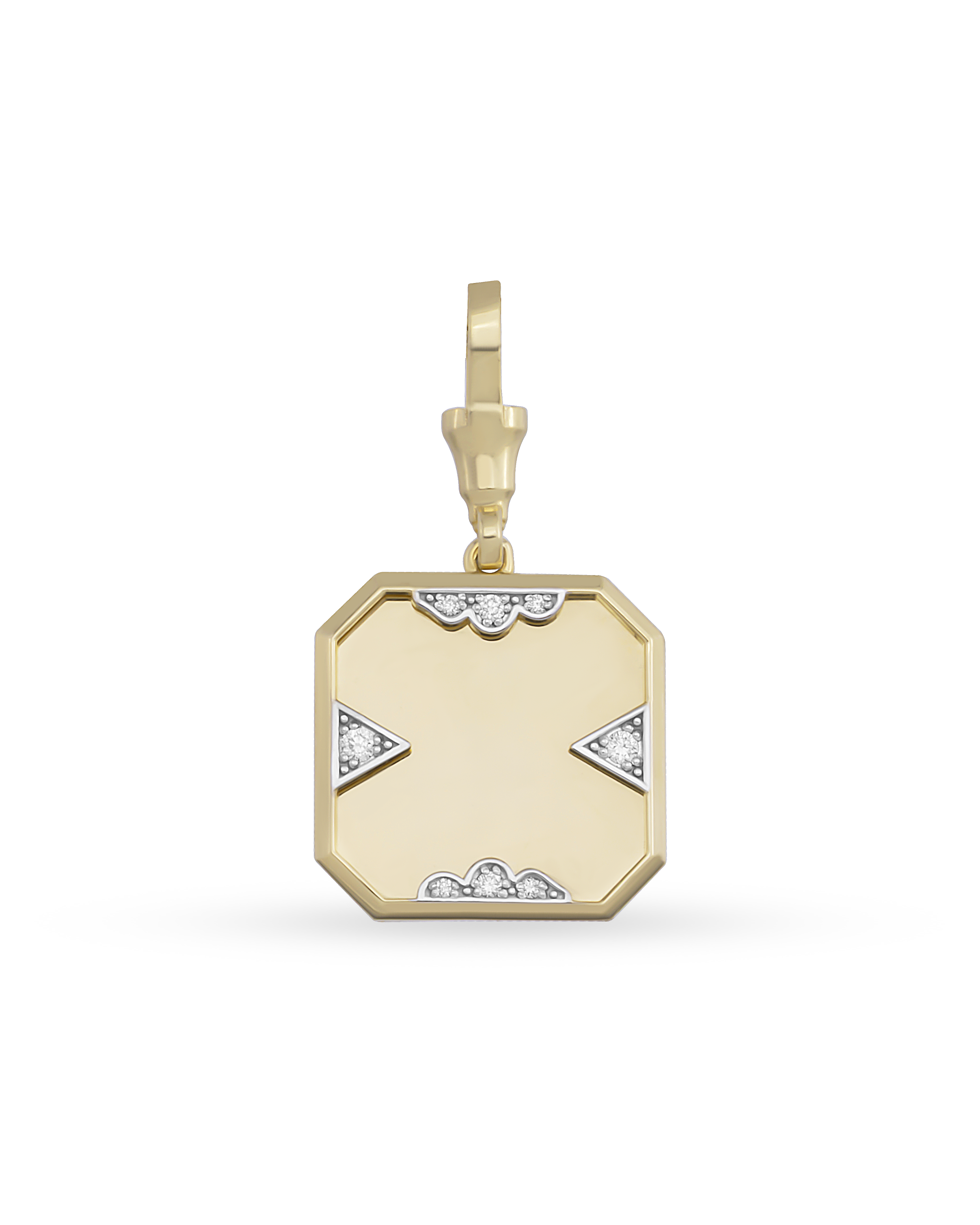 Instant Memories Tetra Photo Engraved Pendant
