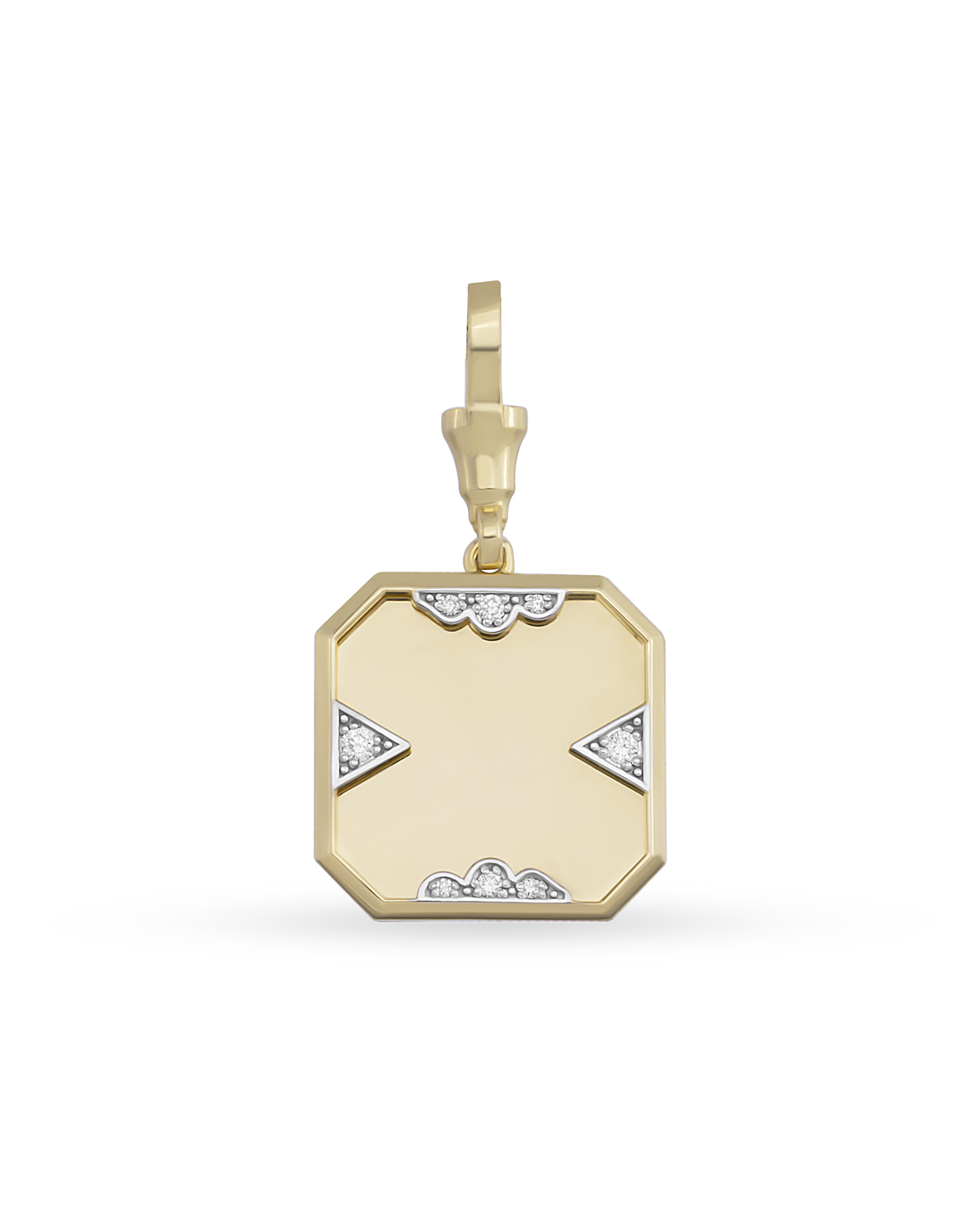 Instant Memories Tetra Photo Engraved Pendant