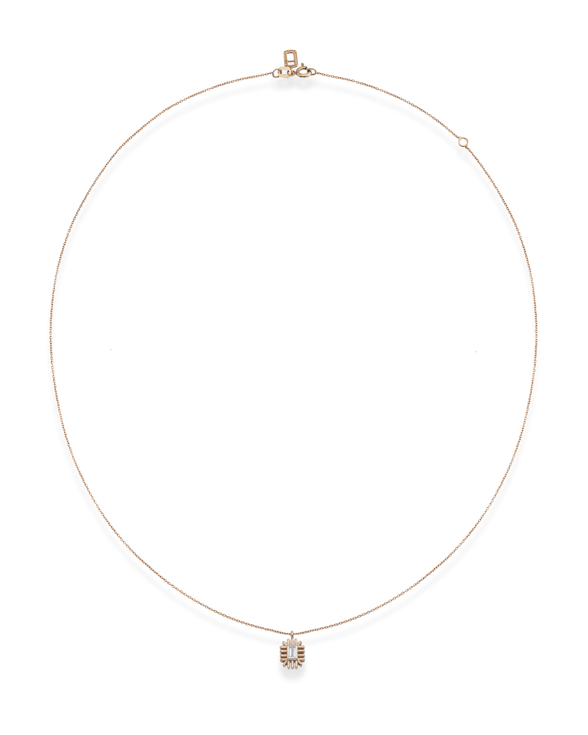 Minion Baguette Sun Necklace