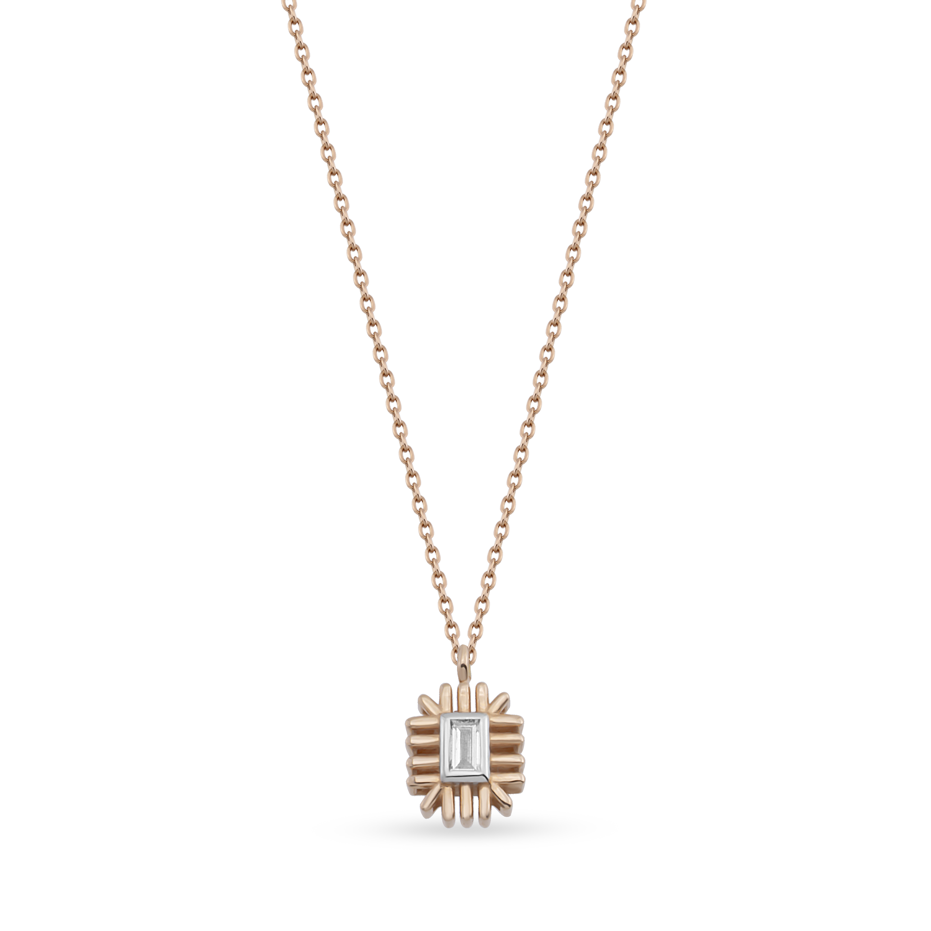 Minion Baguette Sun Necklace