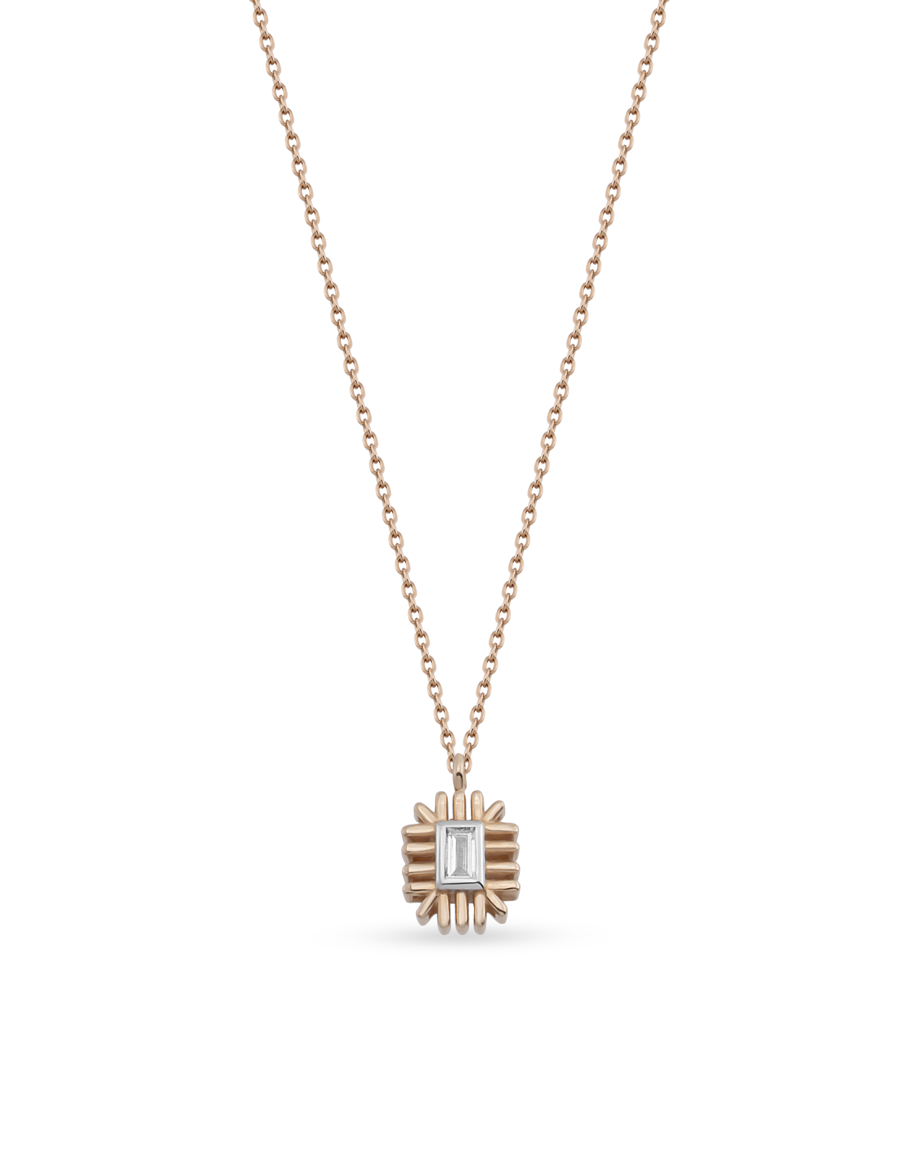 Minion Baguette Sun Necklace