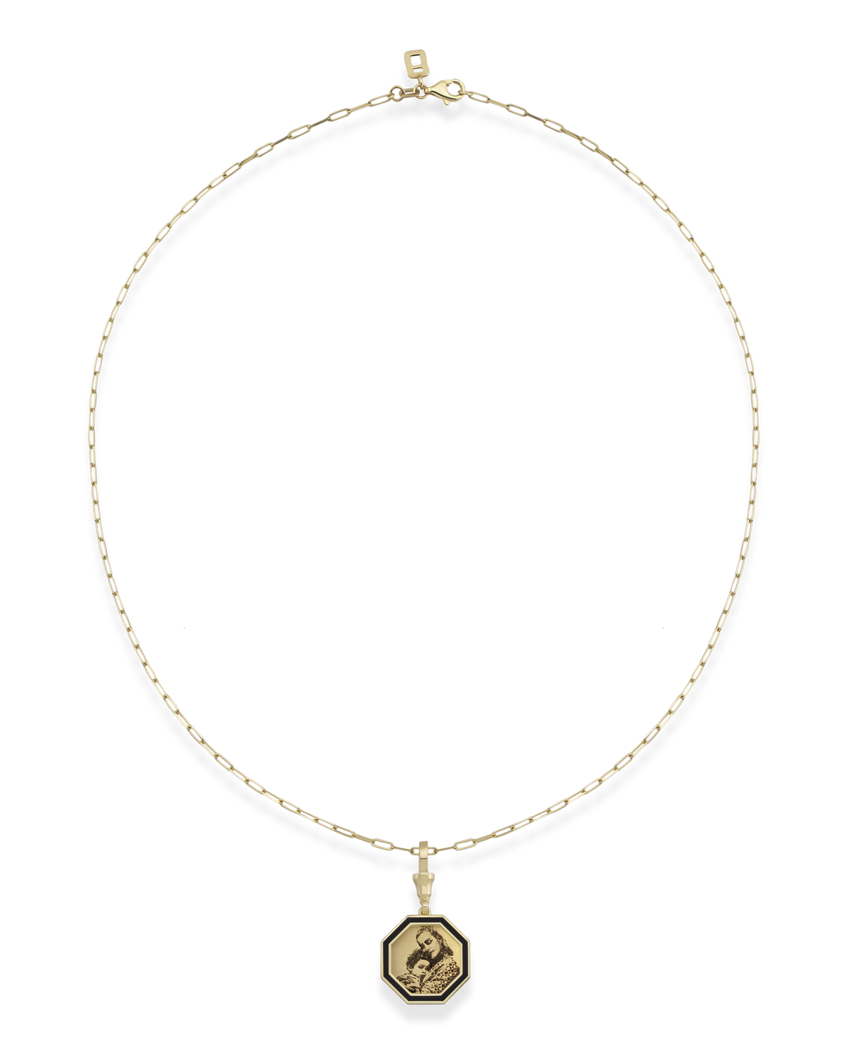 Instant Memories Bella Photo Engraved Necklace