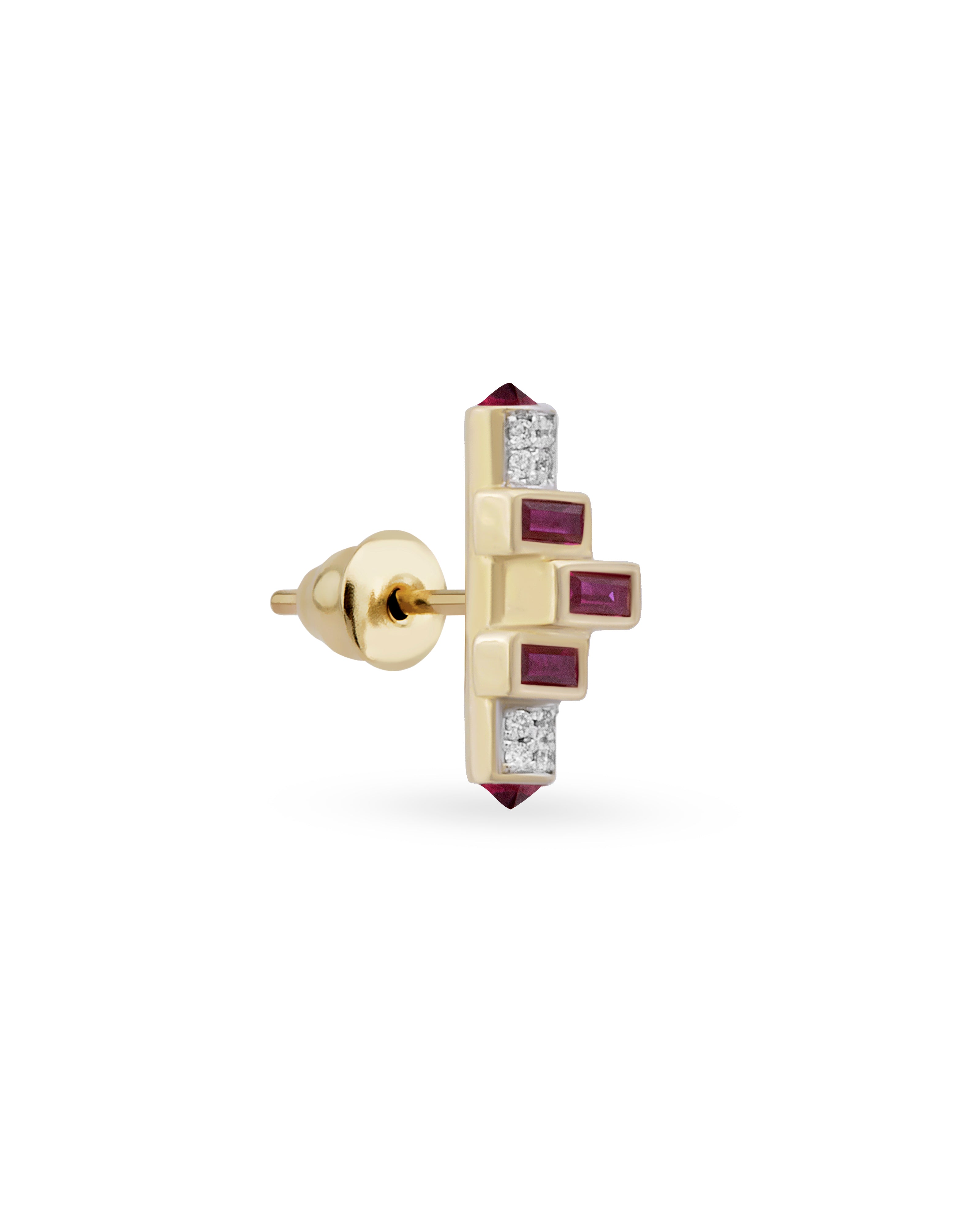Greta Gem Single Earring