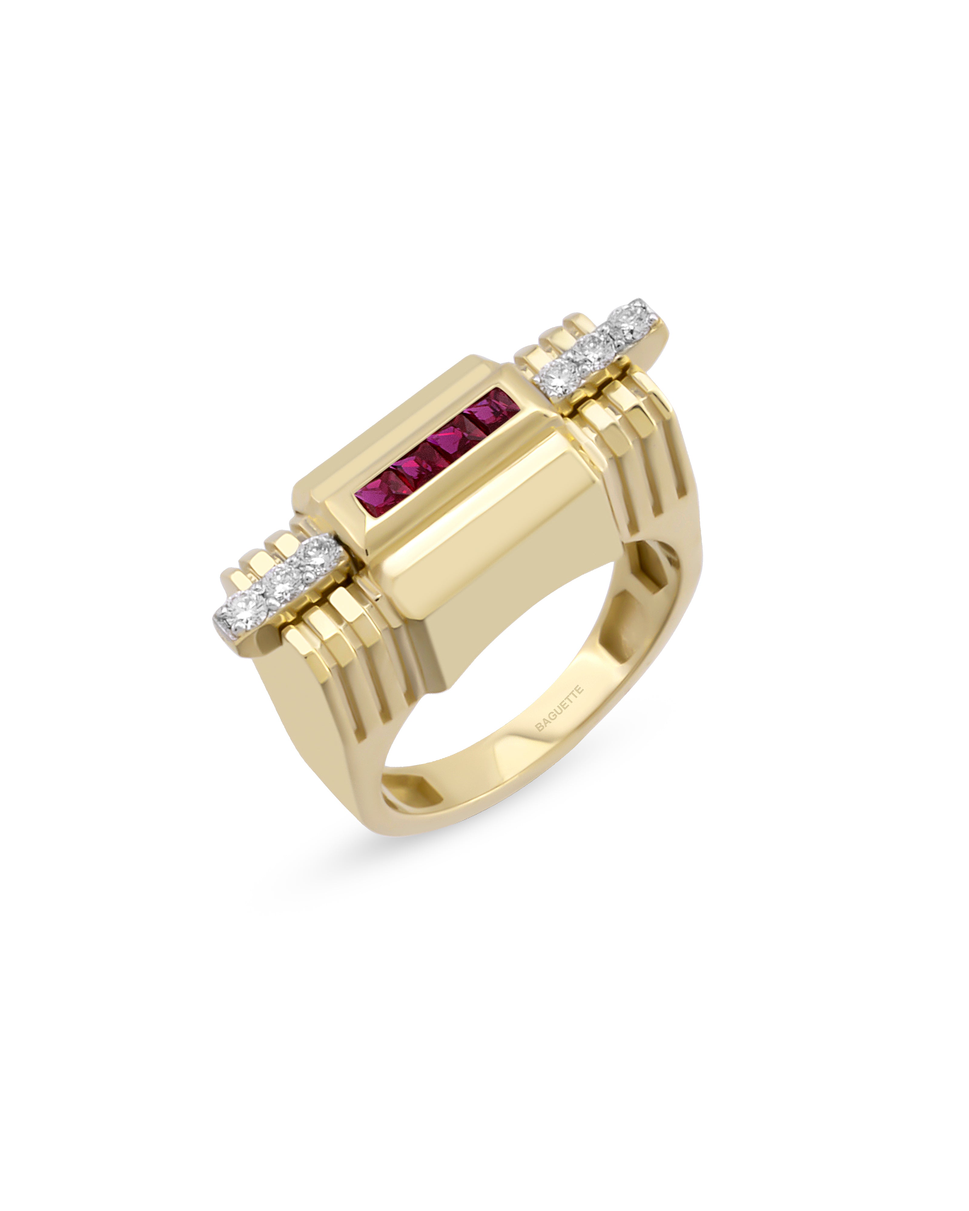 Armor Centro Gem Pinky Ring