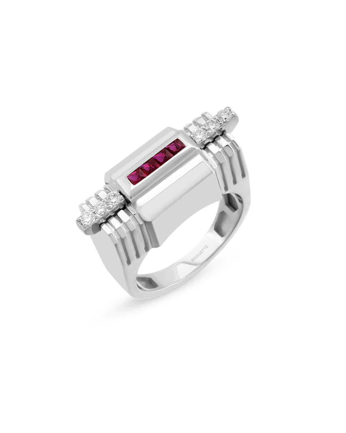 Armor Centro Gem Pinky Ring