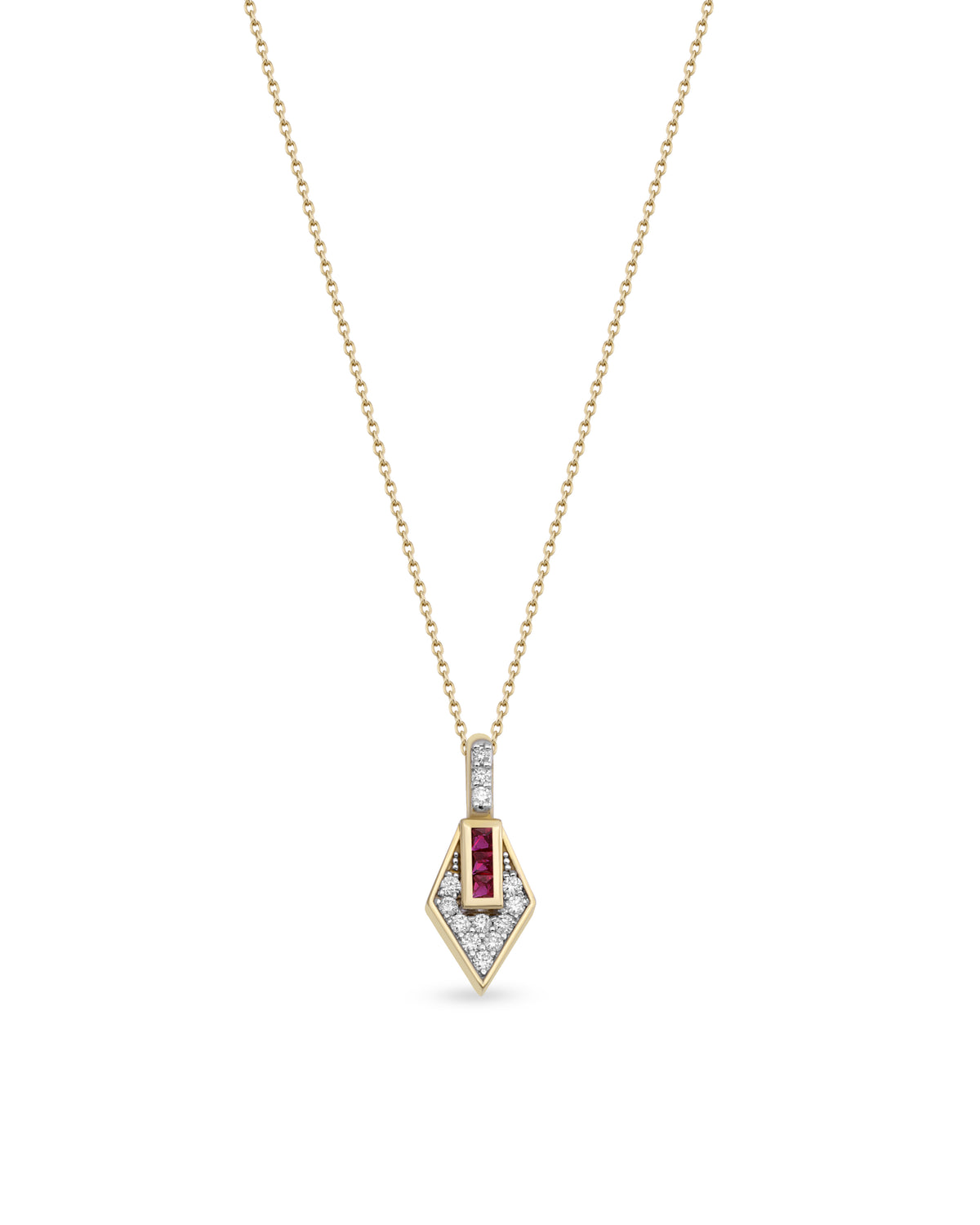 Zipp Gem Necklace
