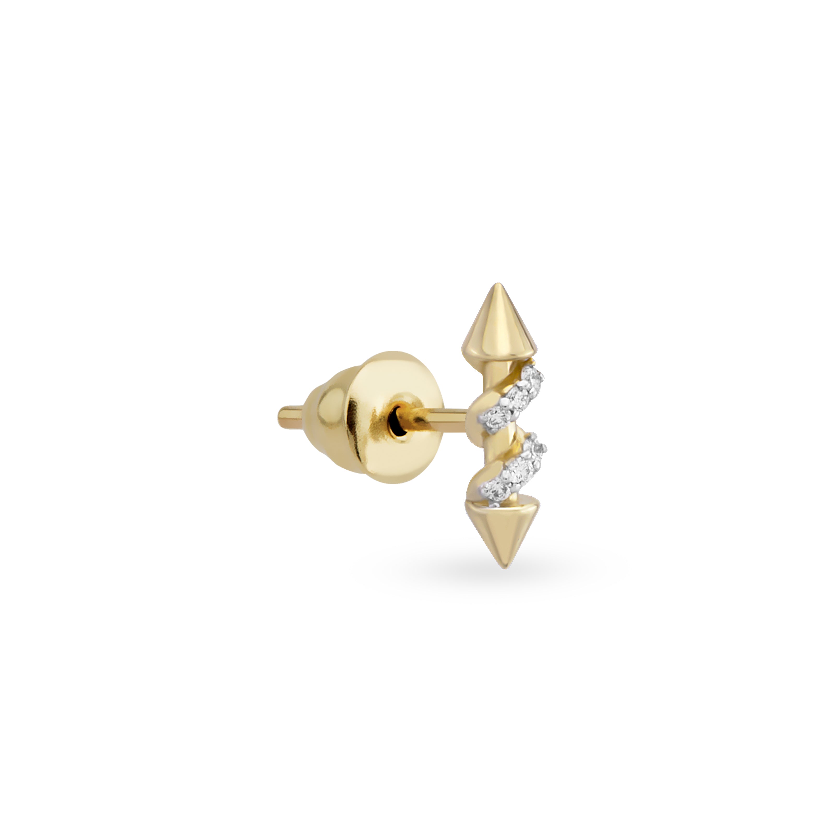 Twist Minion Single Earring