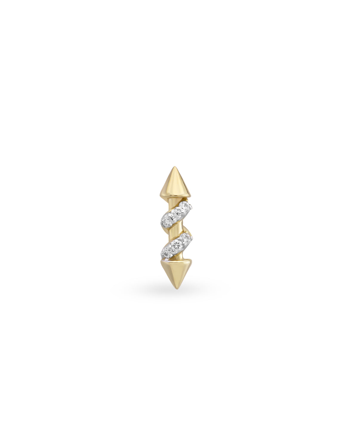 Twist Minion Single Earring