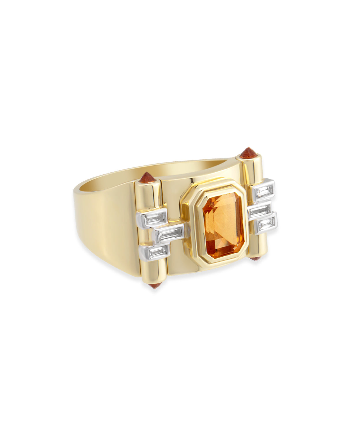 Greta Petit Citrine Ring