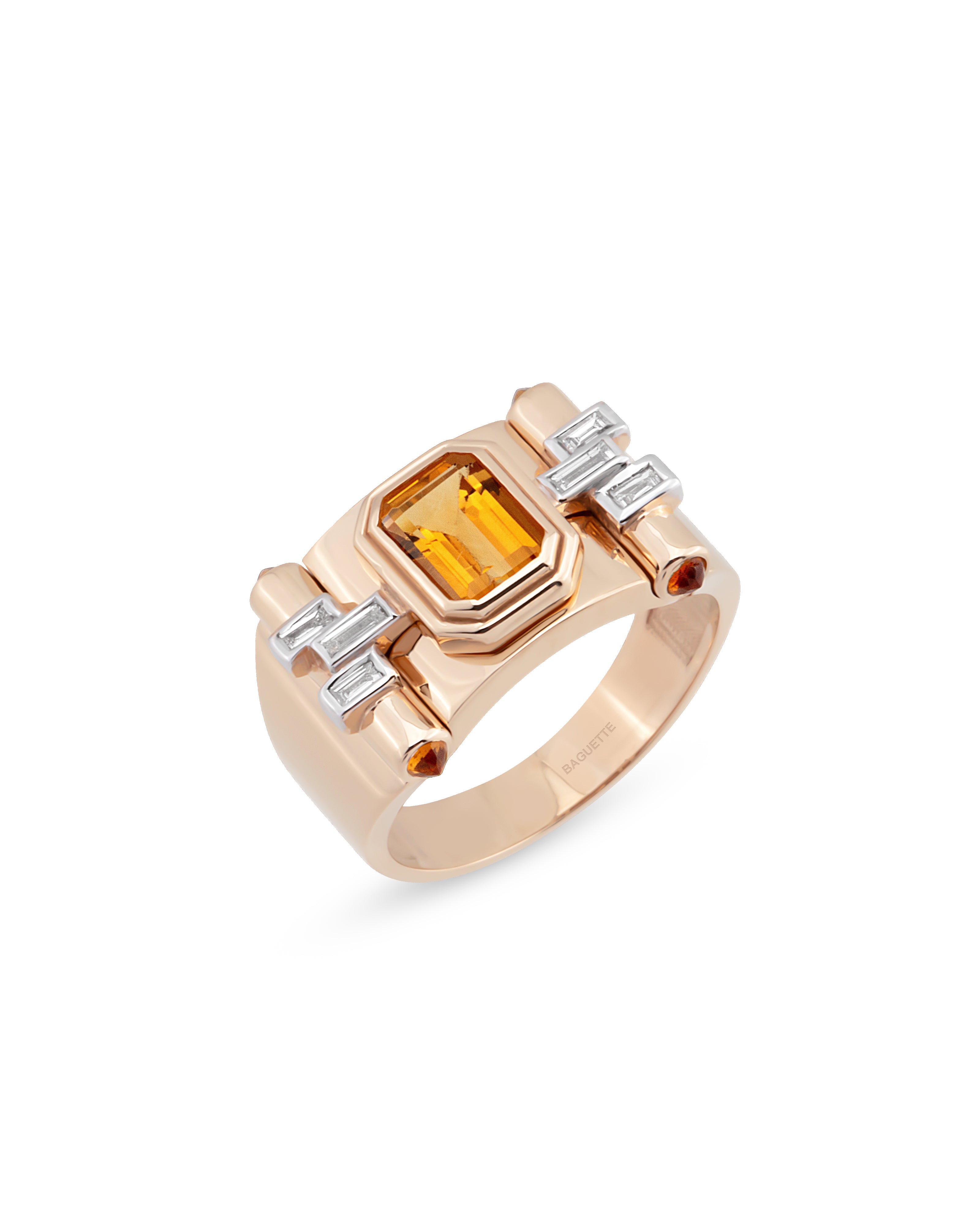 Greta Petit Citrine Ring