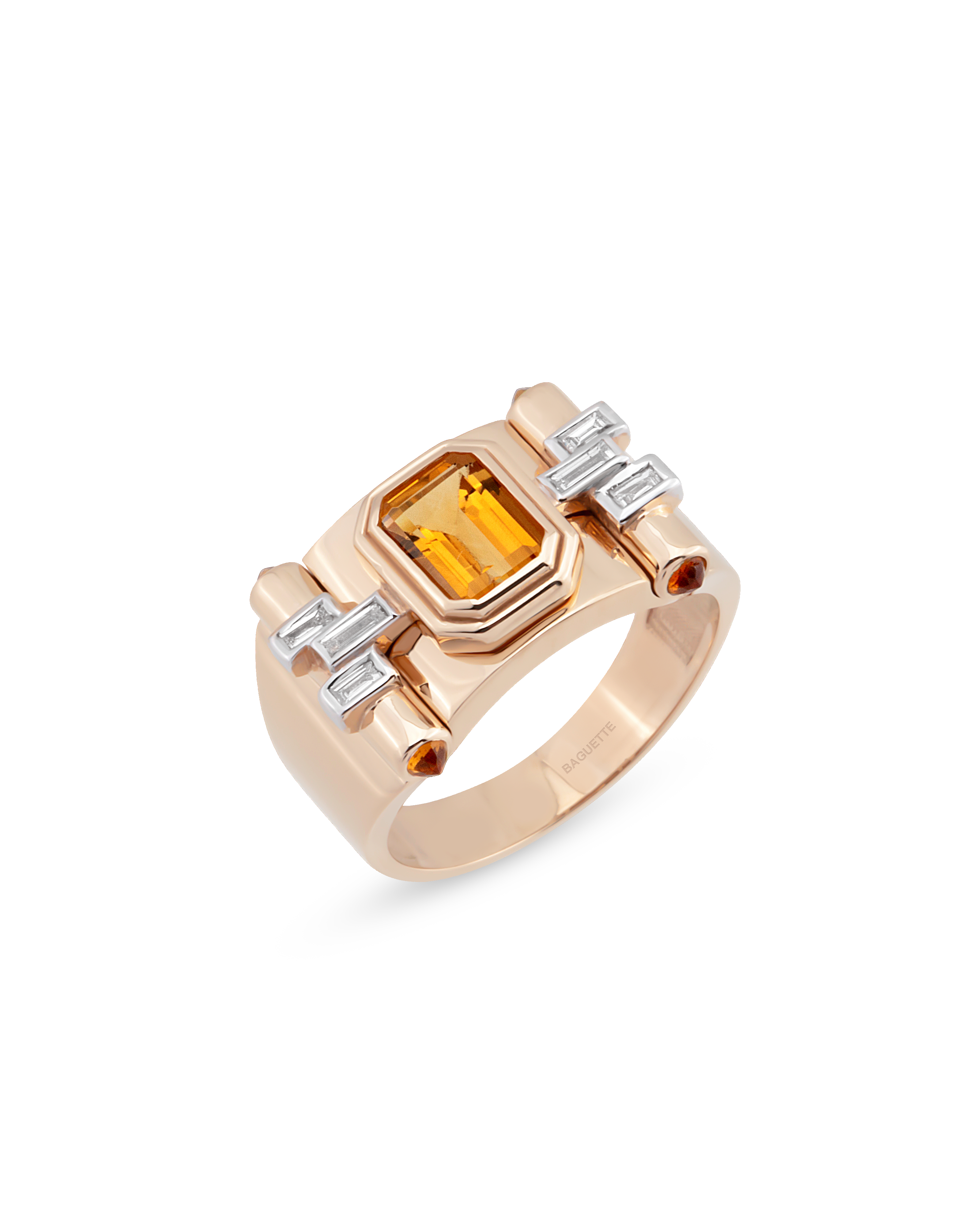 Greta Petit Citrine Ring