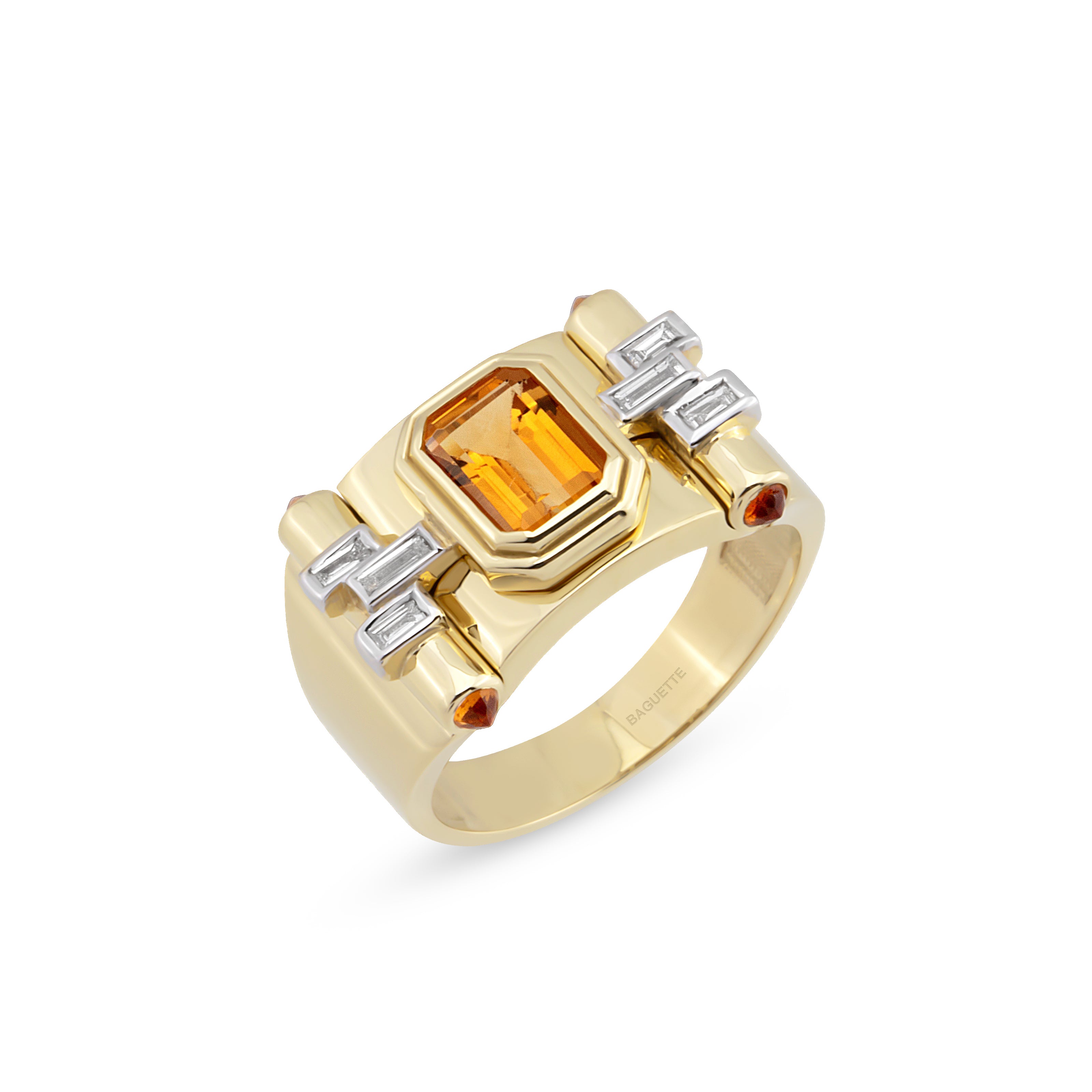 Greta Petit Citrine Ring