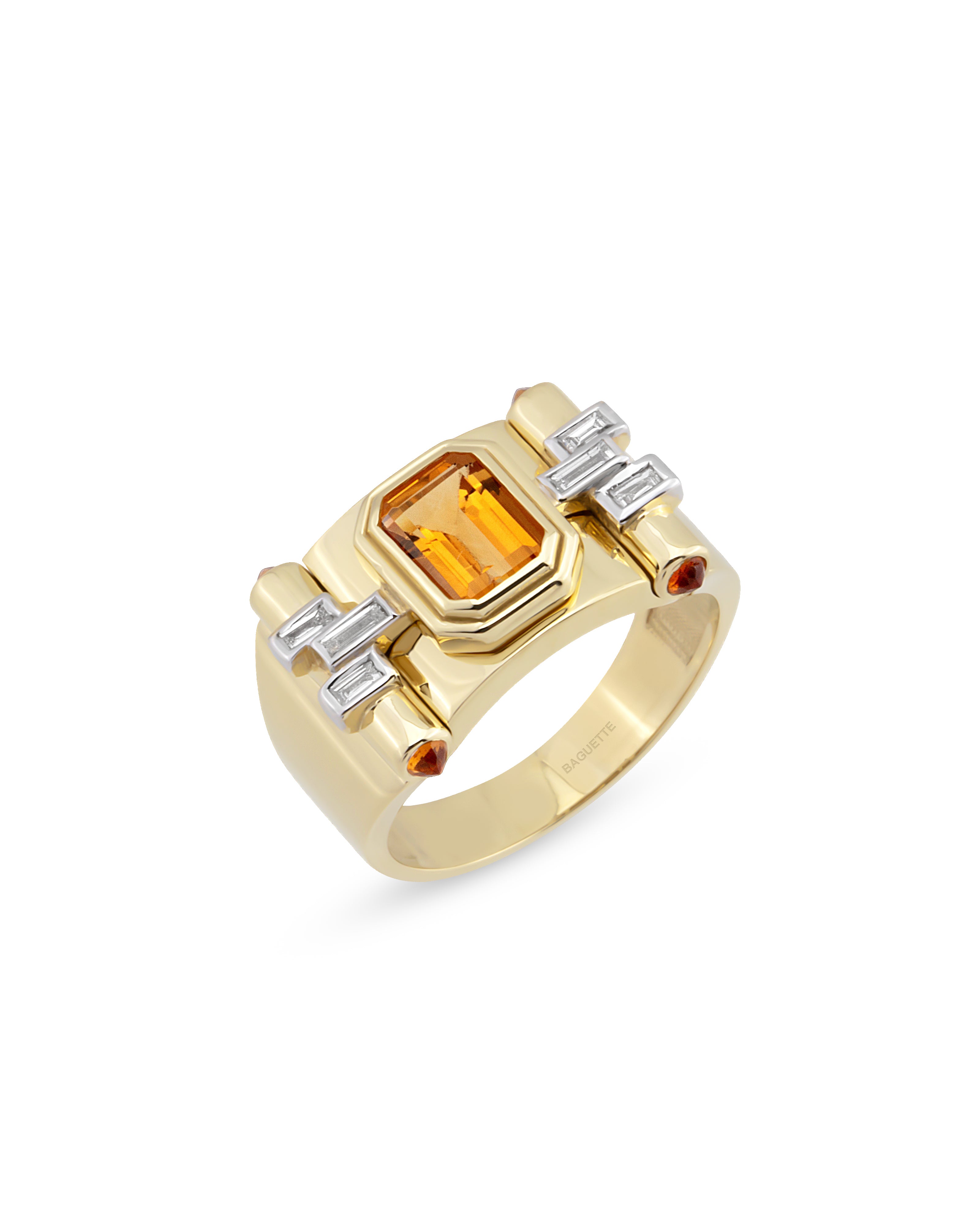 Greta Petit Citrine Ring