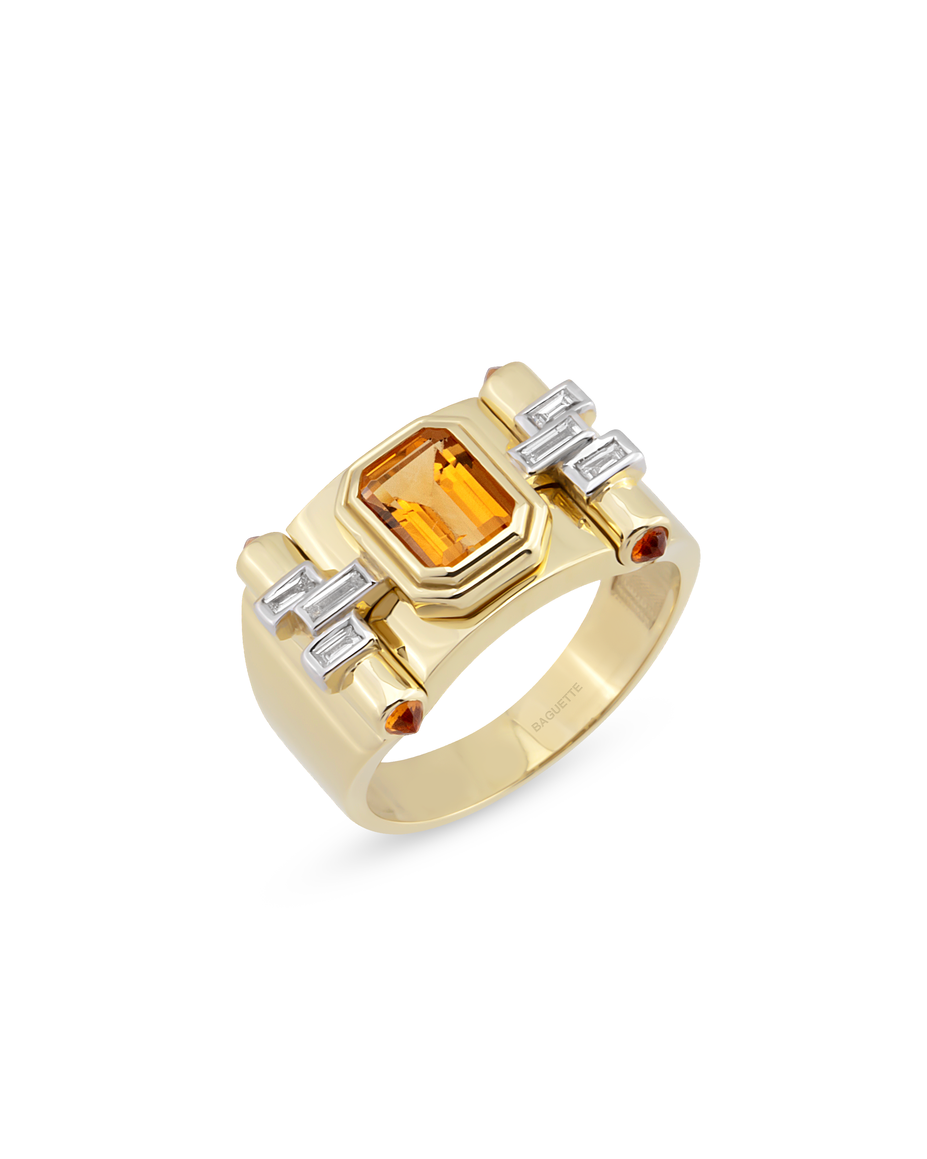 Greta Petit Citrine Ring