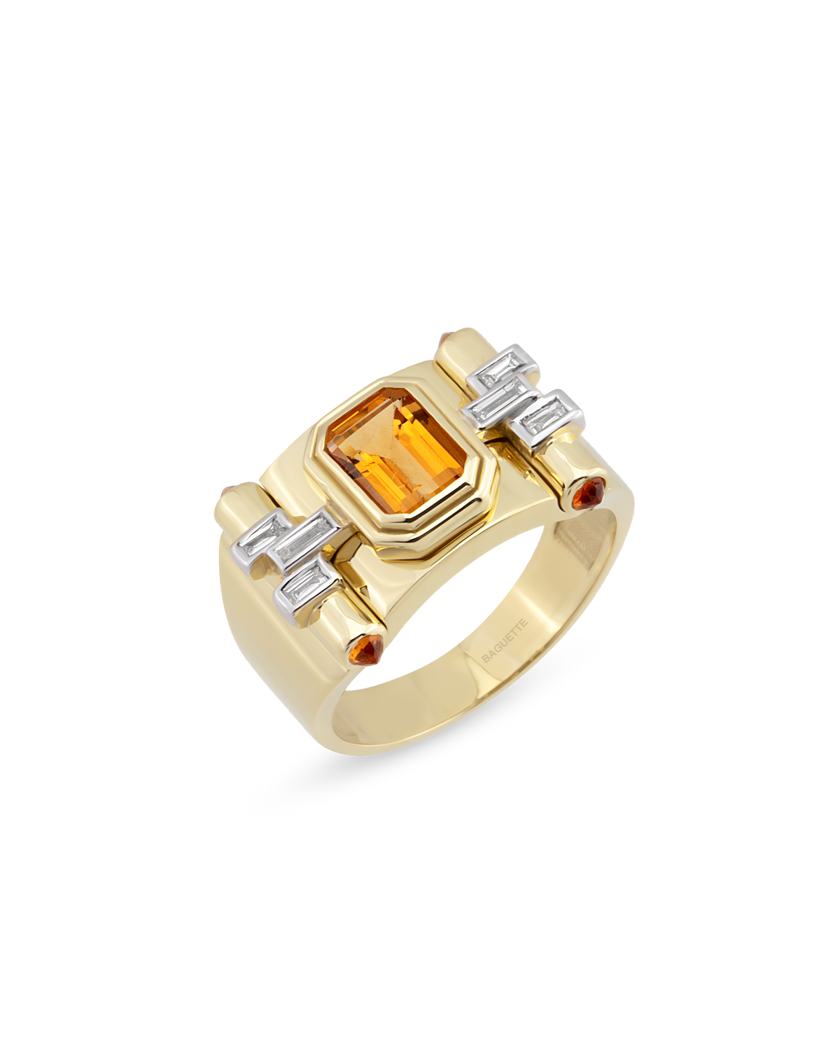 Greta Petit Citrine Ring