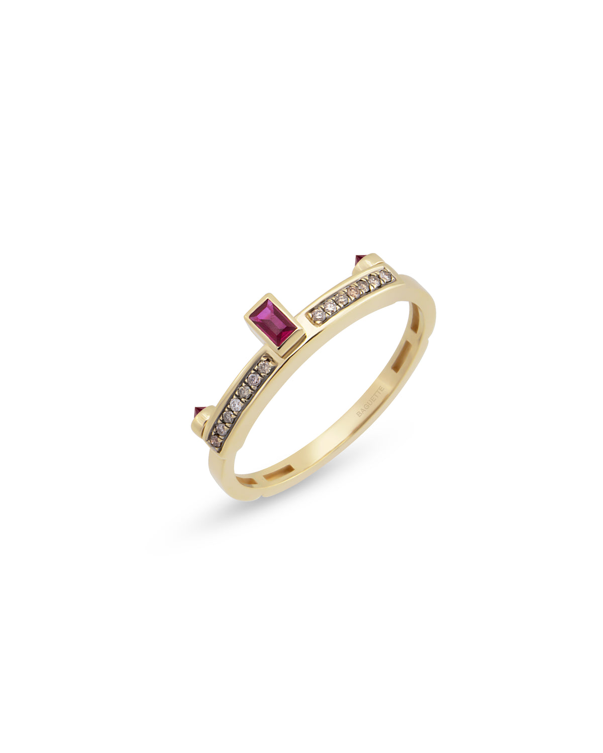 Gloria Petit Cognac Duo Ring