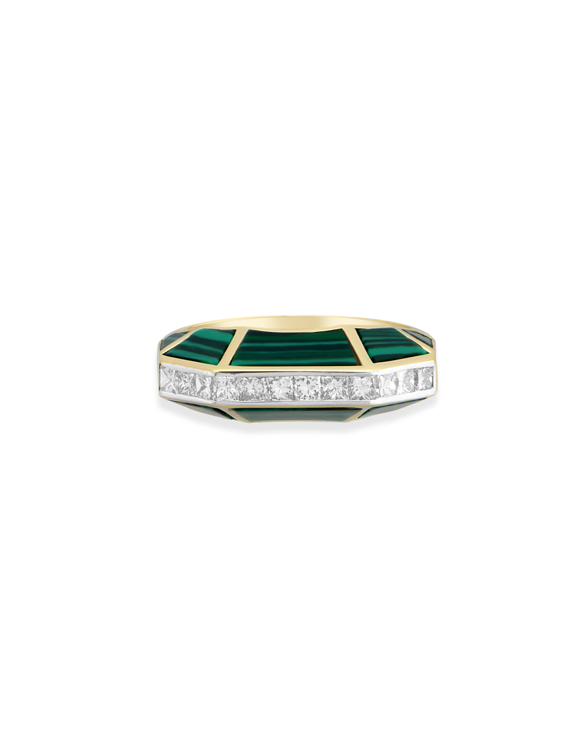 Jolin Malachite Ring