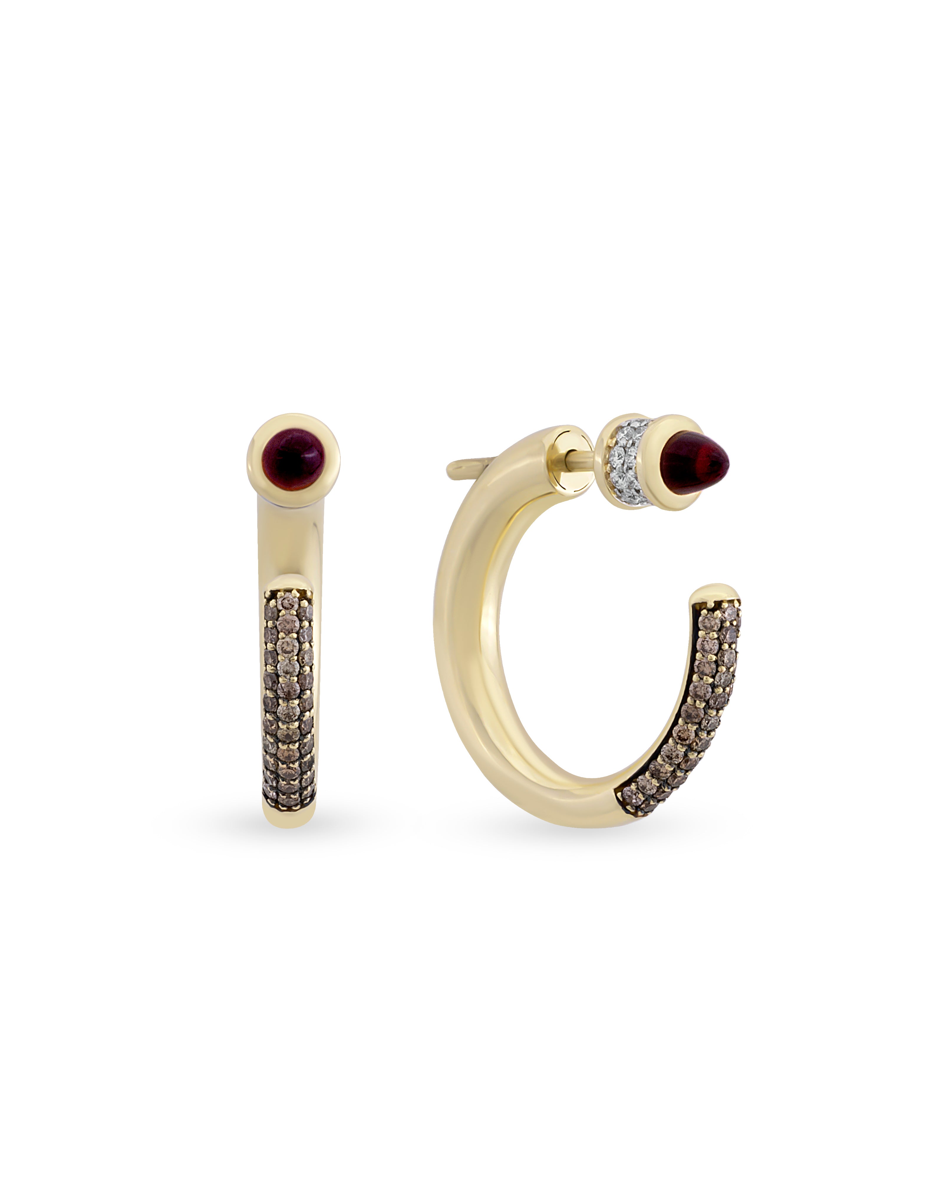 Gaia Petit Cognac Earrings