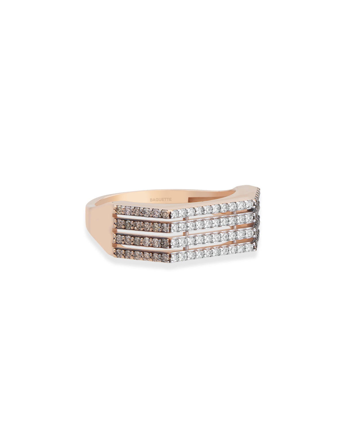 Stripe Cognac Ring