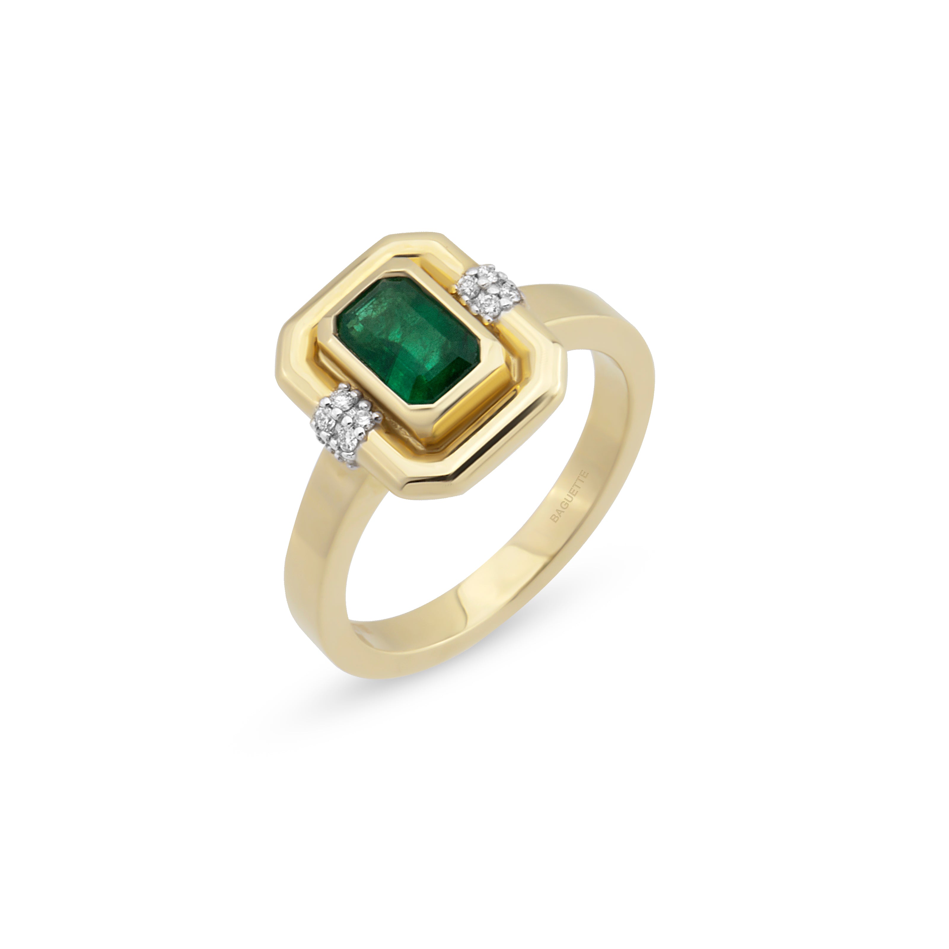 Sonya Emerald Pinky Ring