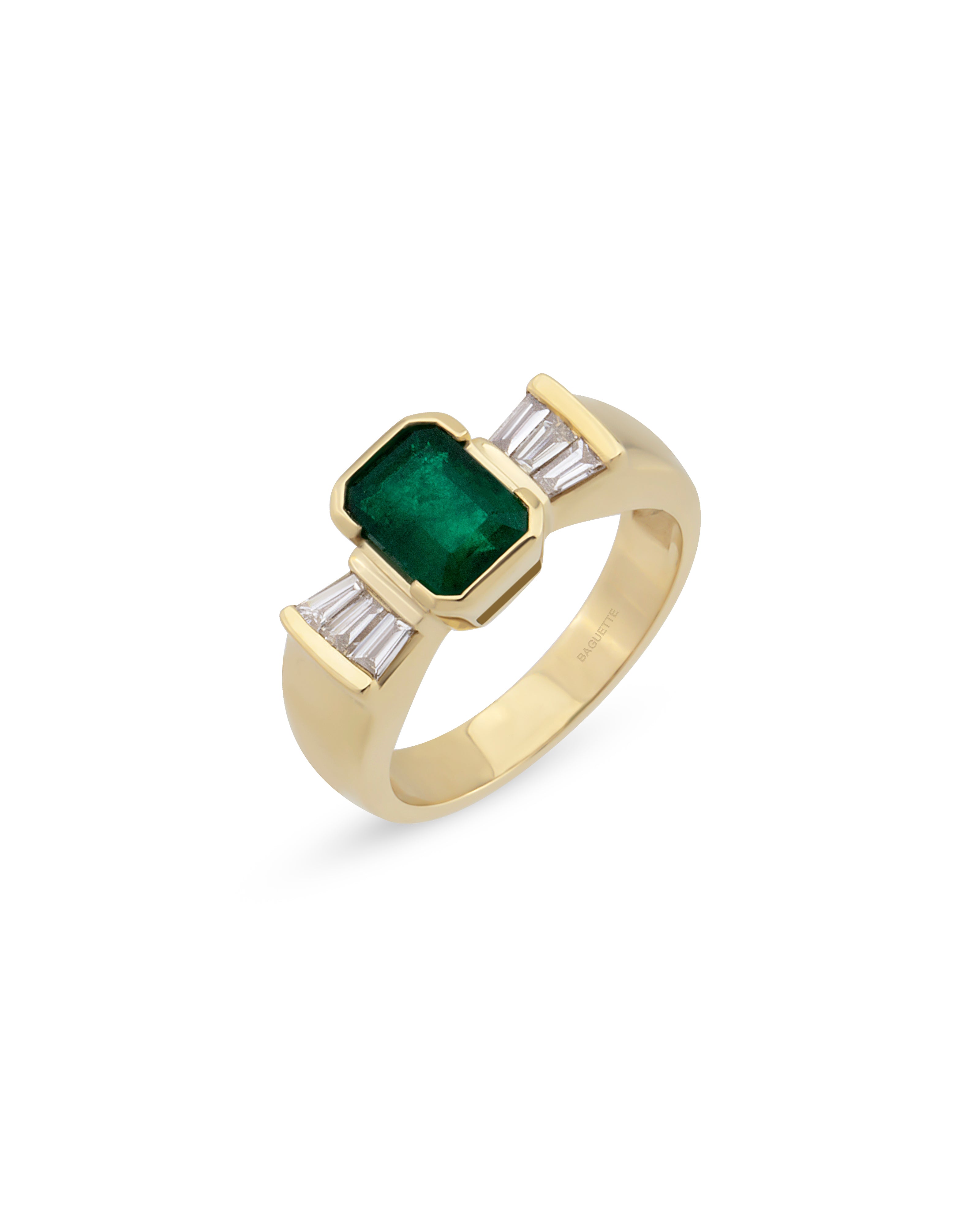 Janet Emerald Ring