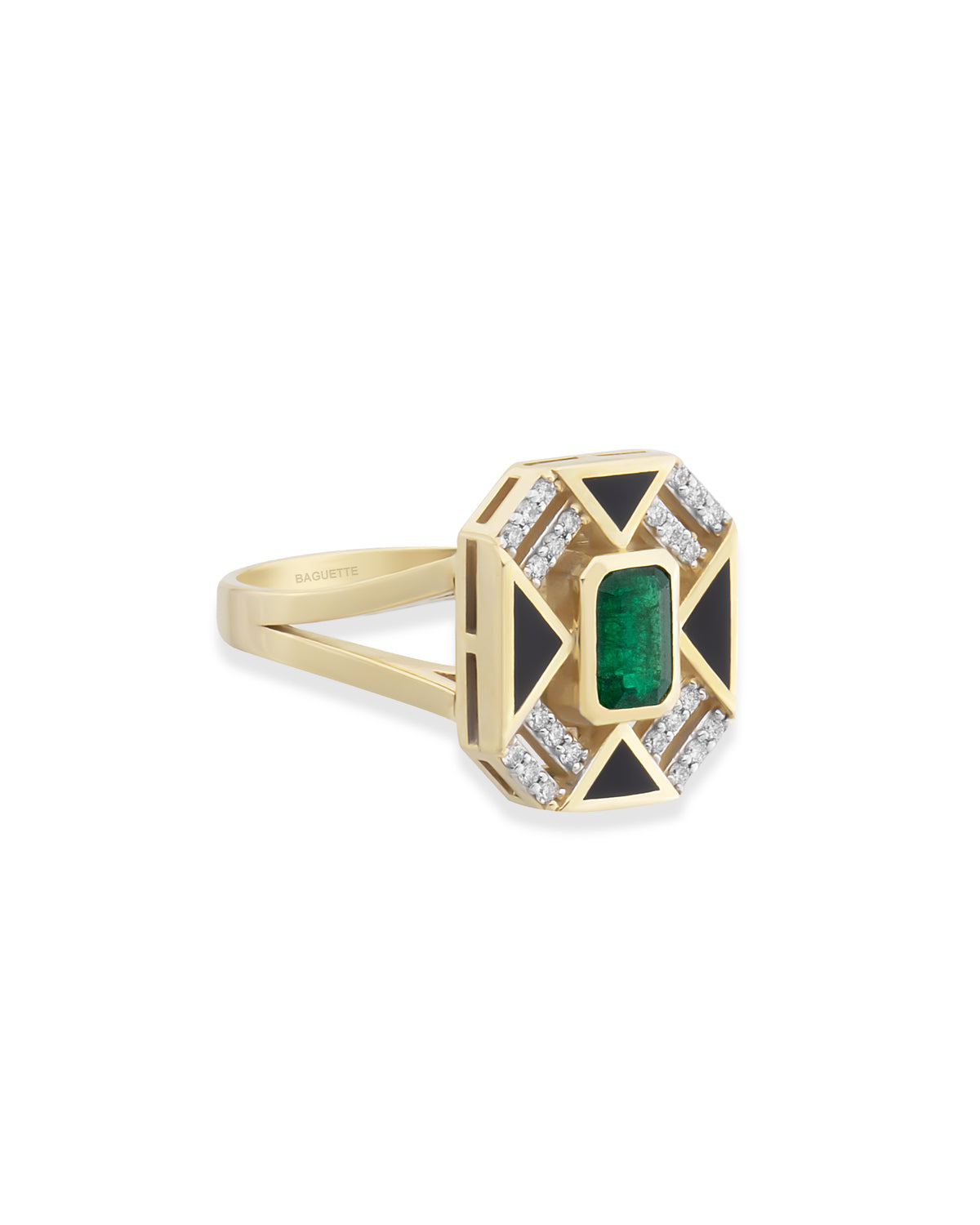 Jasmine Emerald Ring