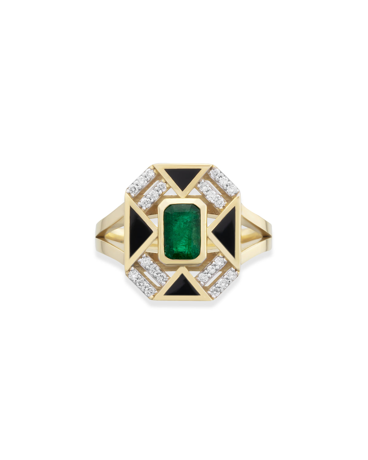 Jasmine Emerald Ring