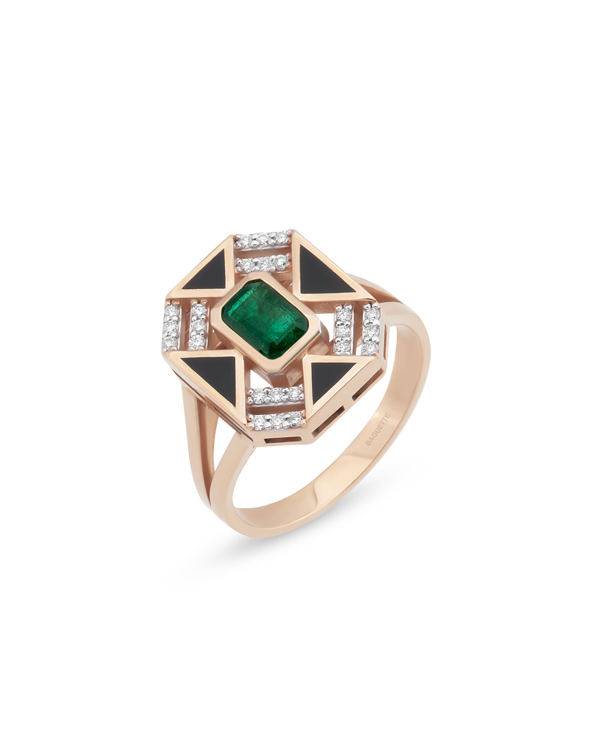 Jasmine Emerald Ring
