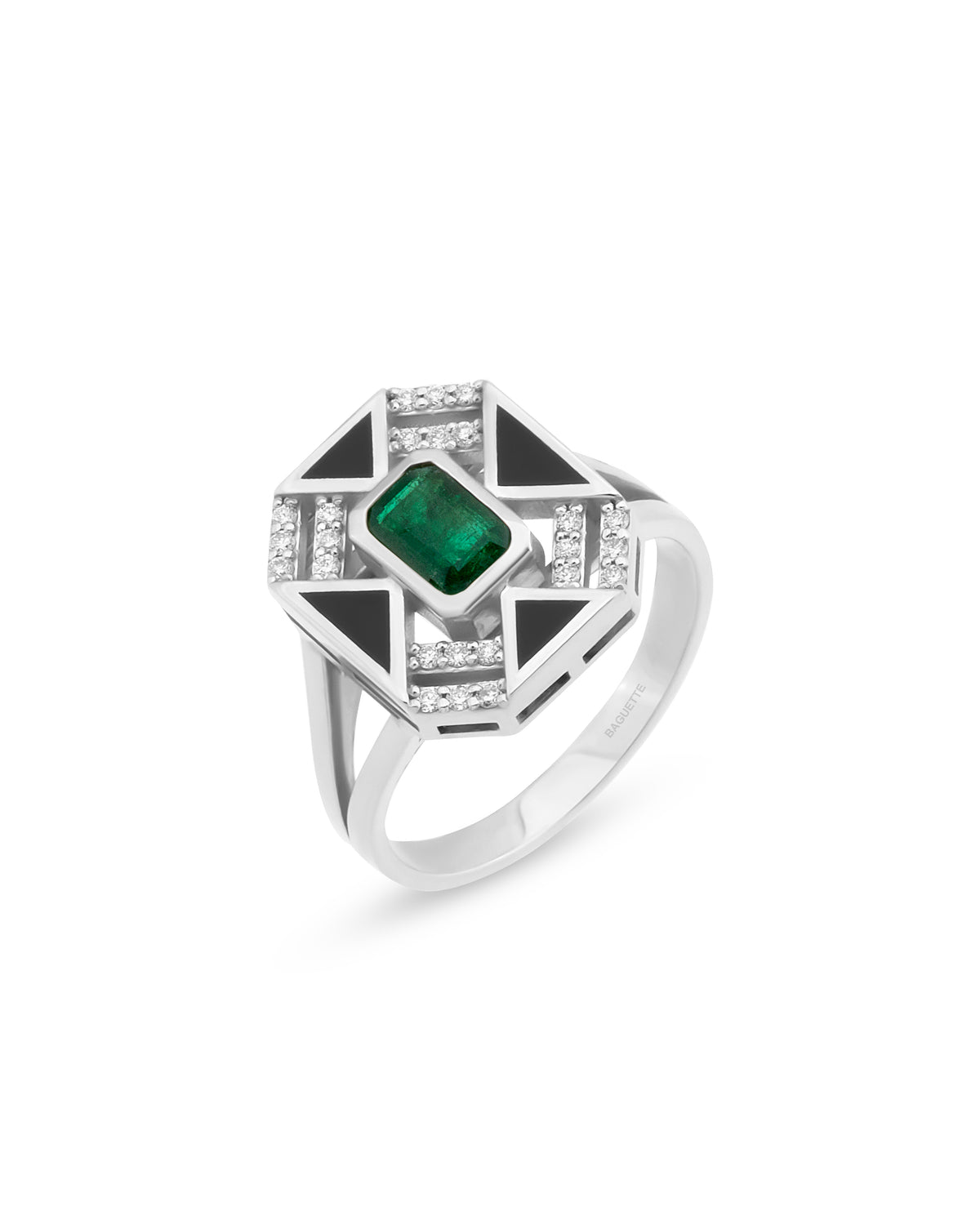Jasmine Emerald Ring