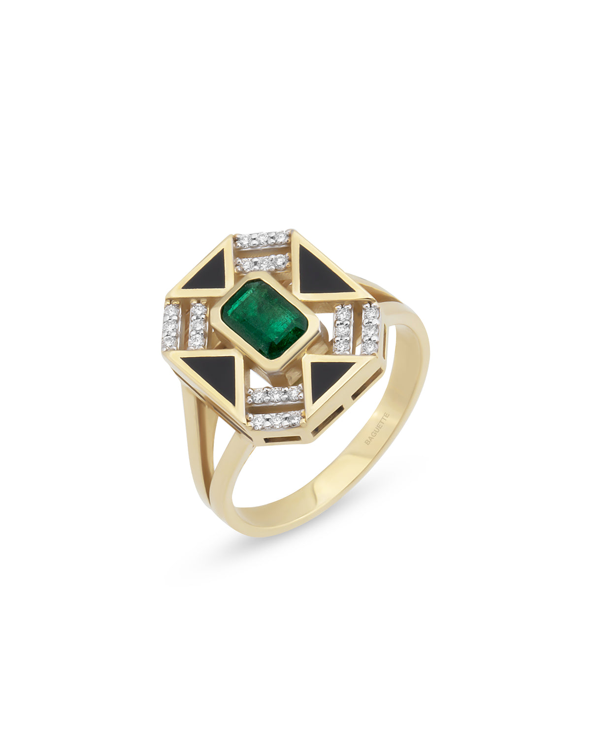Jasmine Emerald Ring