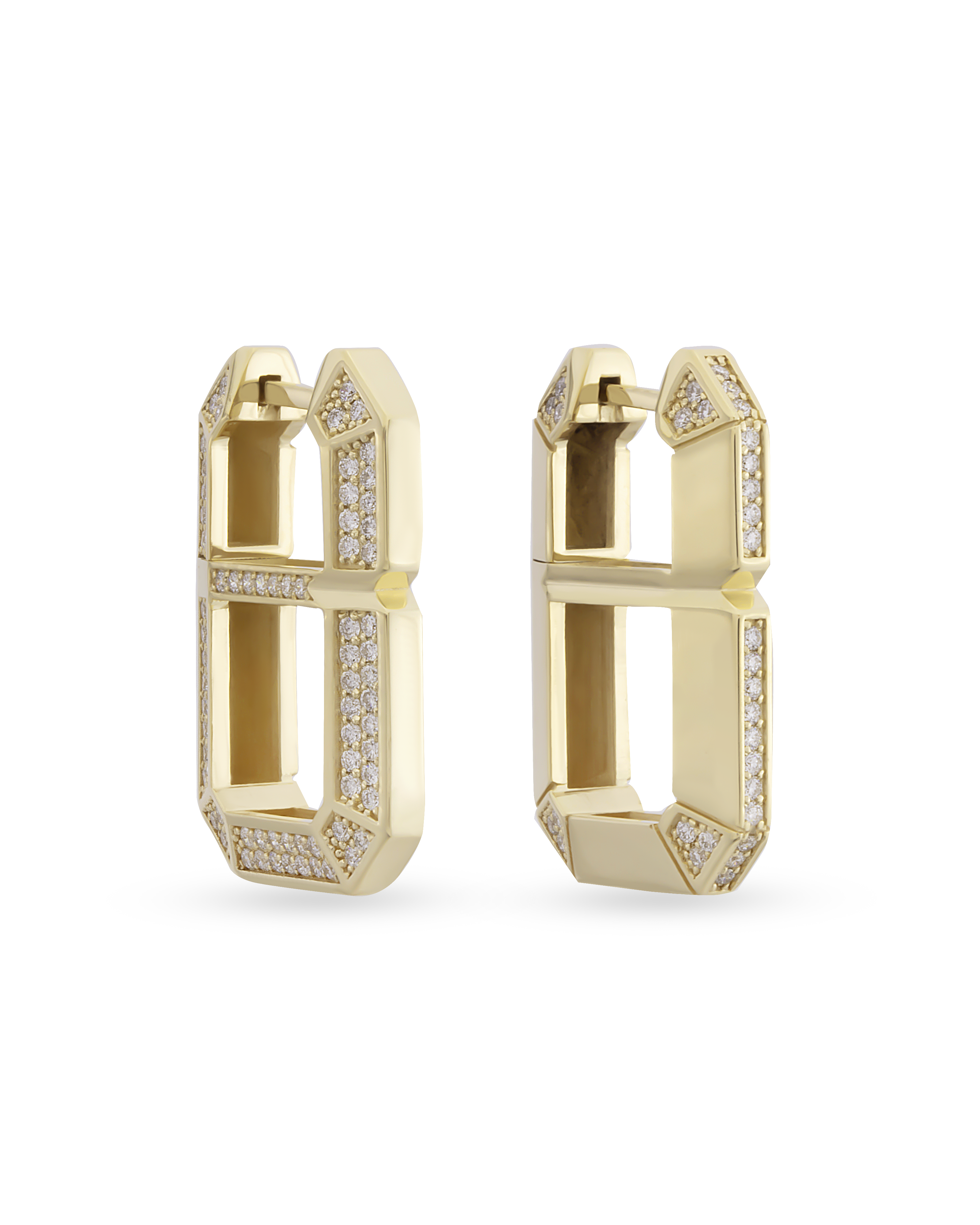 Monogram Glam Single Earring
