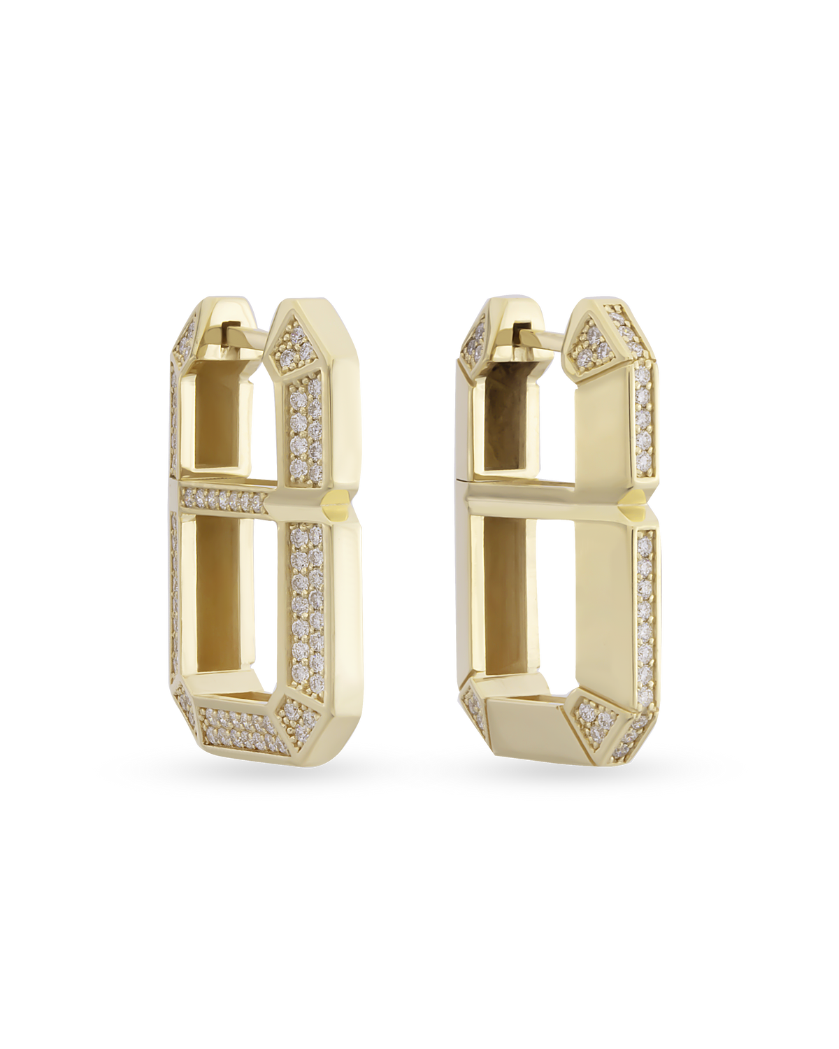 Monogram Glam Single Earring