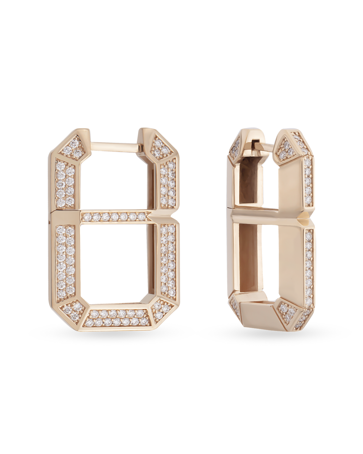 Monogram Glam Single Earring