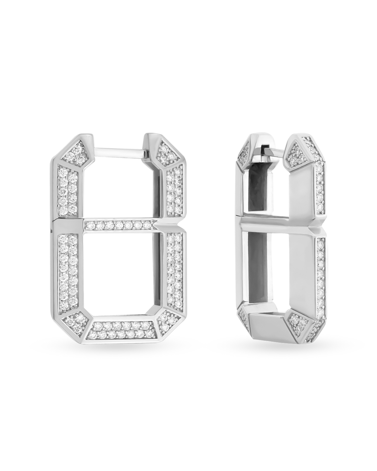 Monogram Glam Single Earring