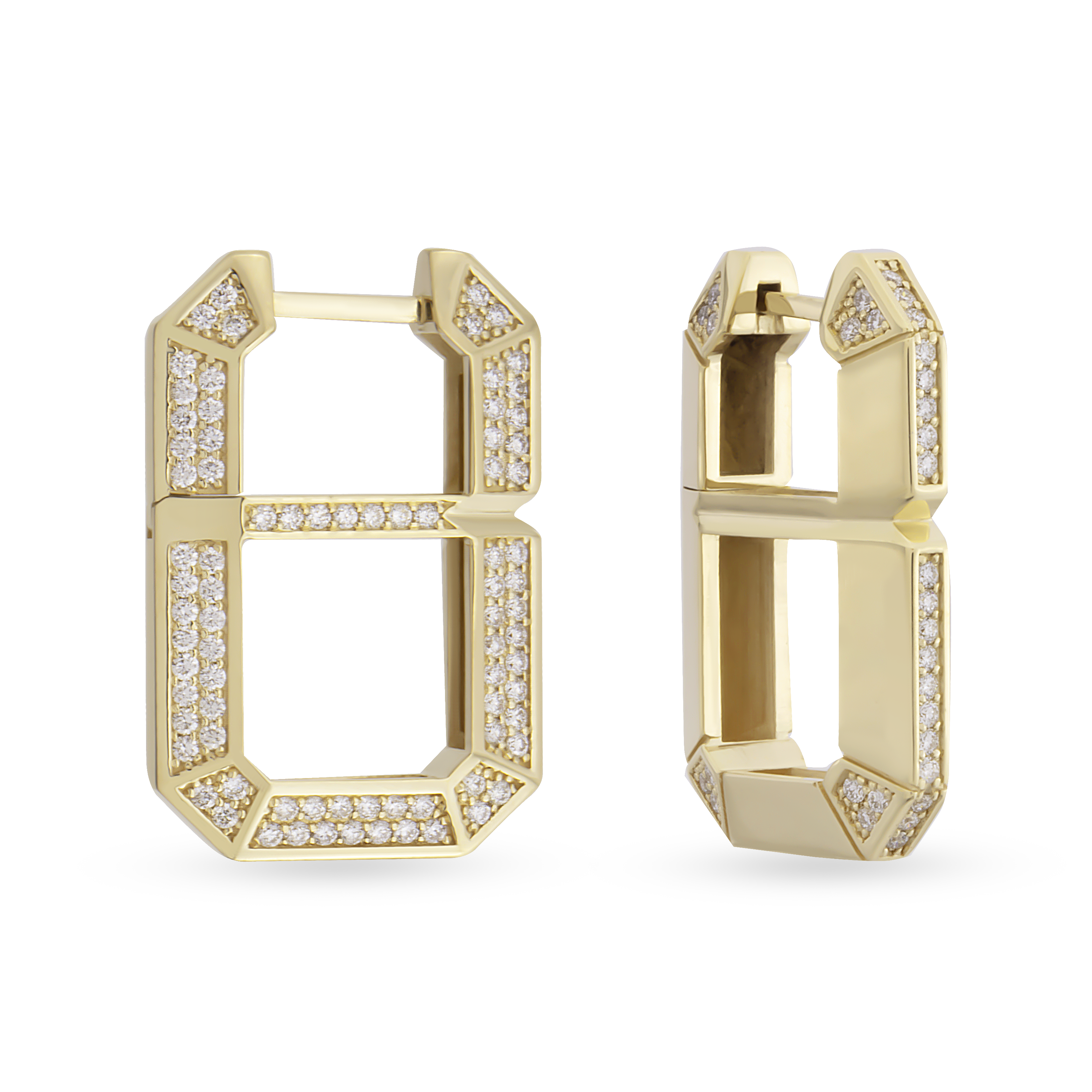 Monogram Glam Single Earring