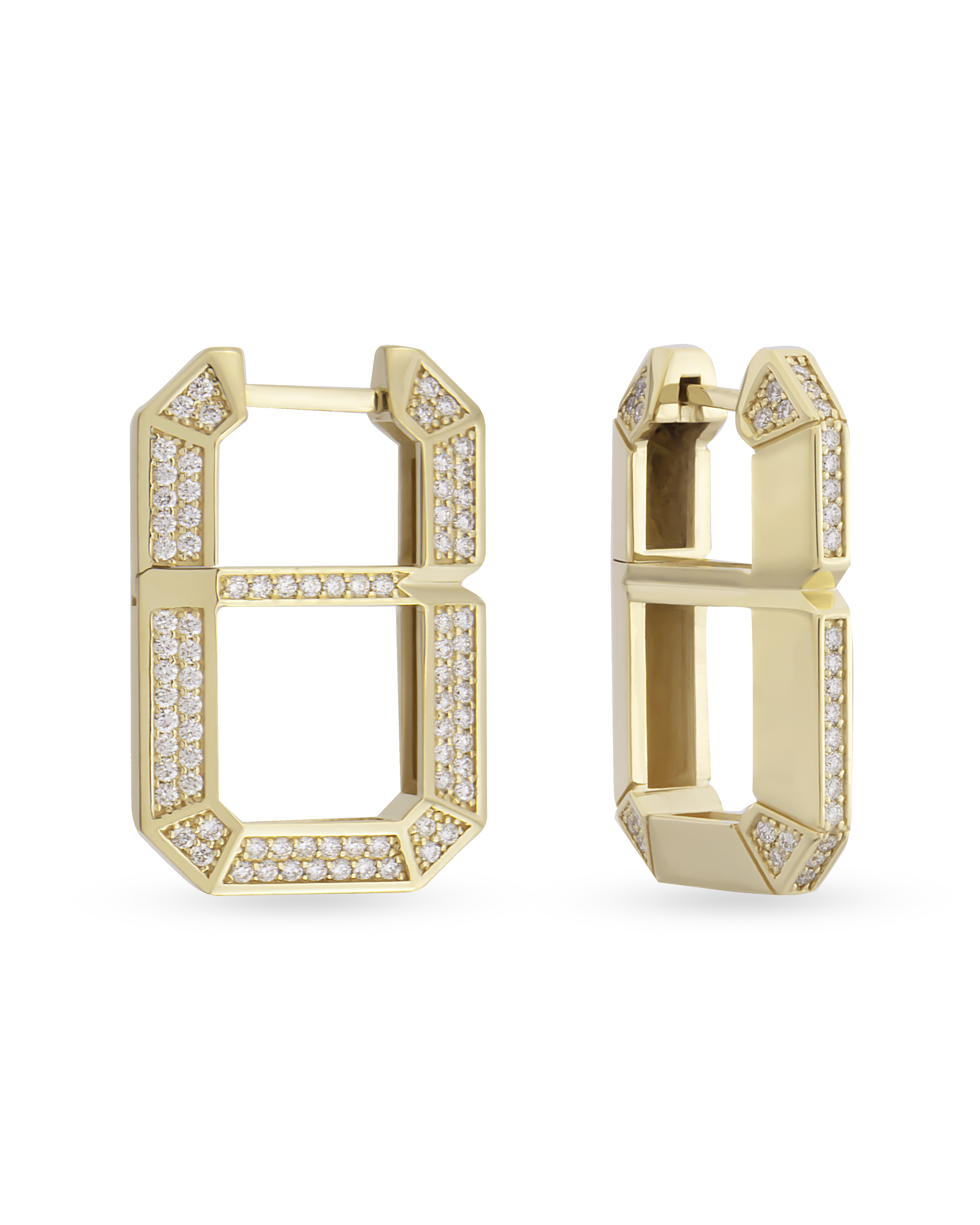 Monogram Glam Single Earring